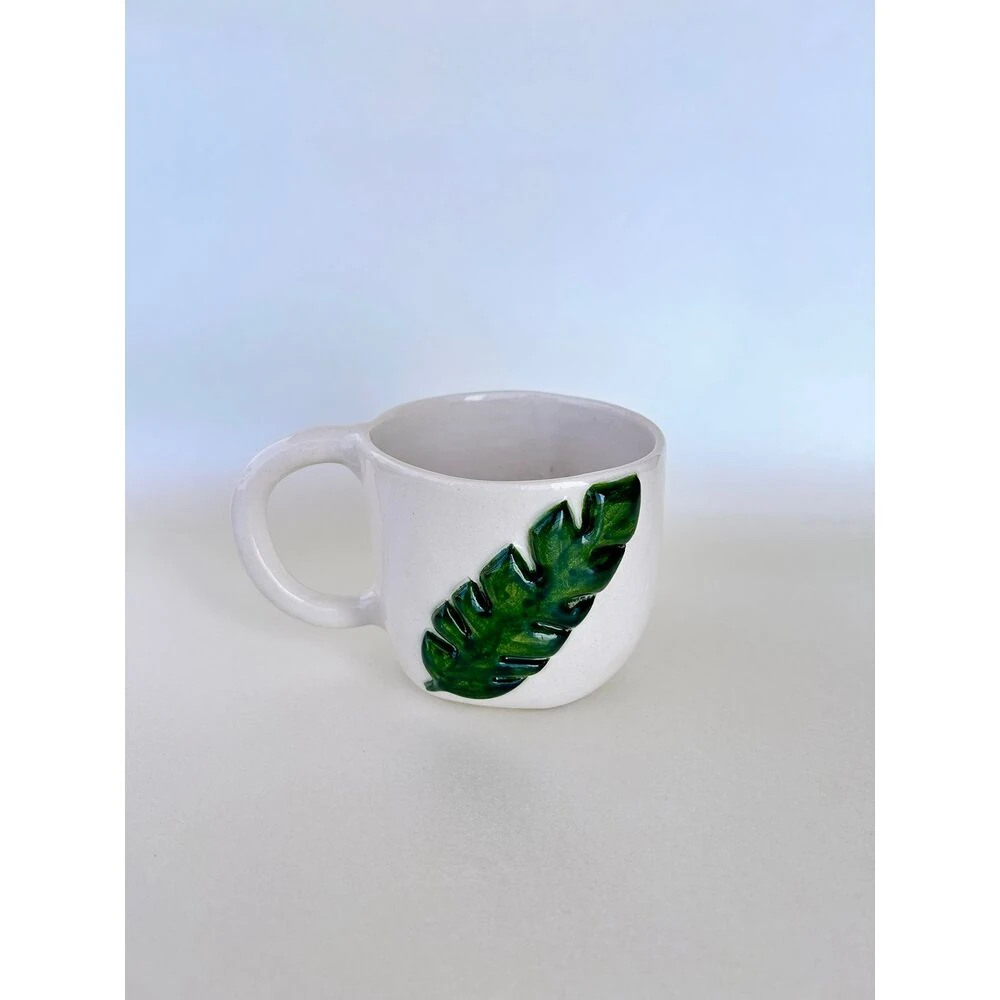 Greenısh El Yapımı Seramik Kupa