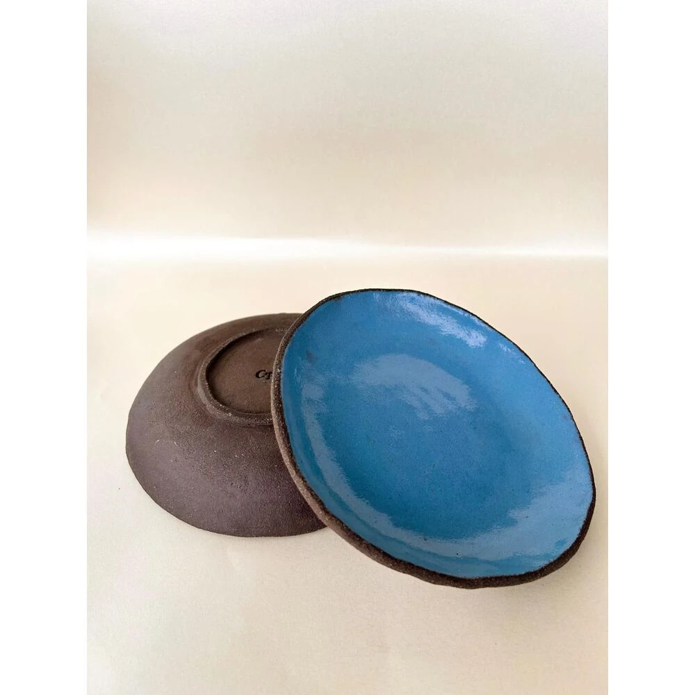 Rustic Plate (2'Li) El Yapımı Seramik Tabak