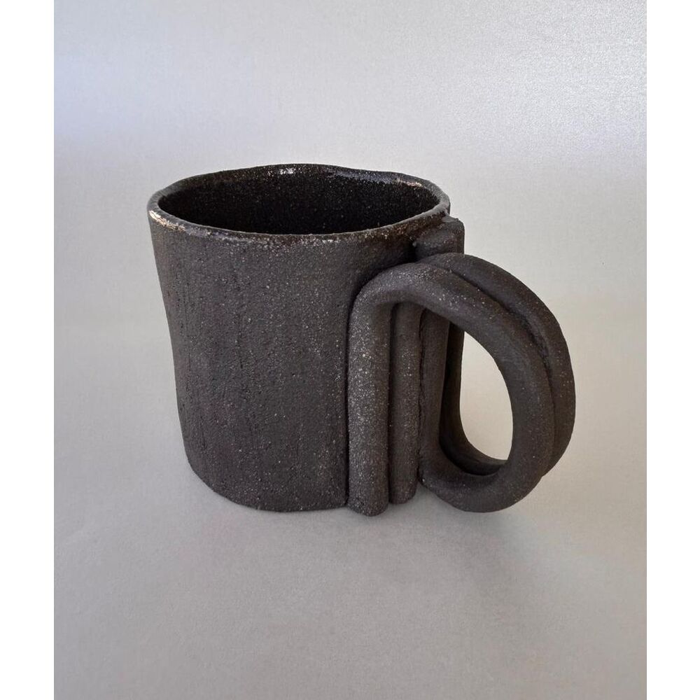 Brown Stone El Yapımı Seramik Kupa