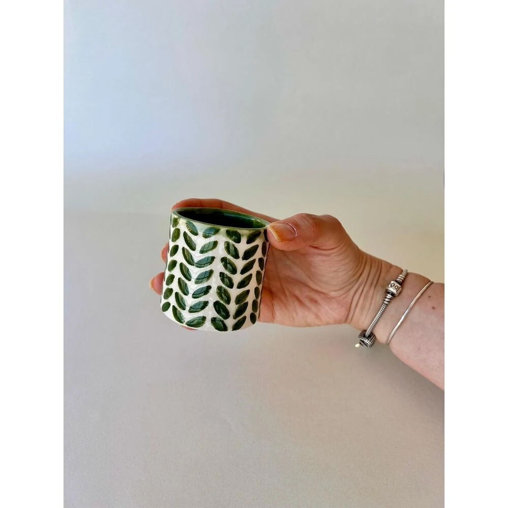 Nature Mini El Yapımı Seramik Kupa