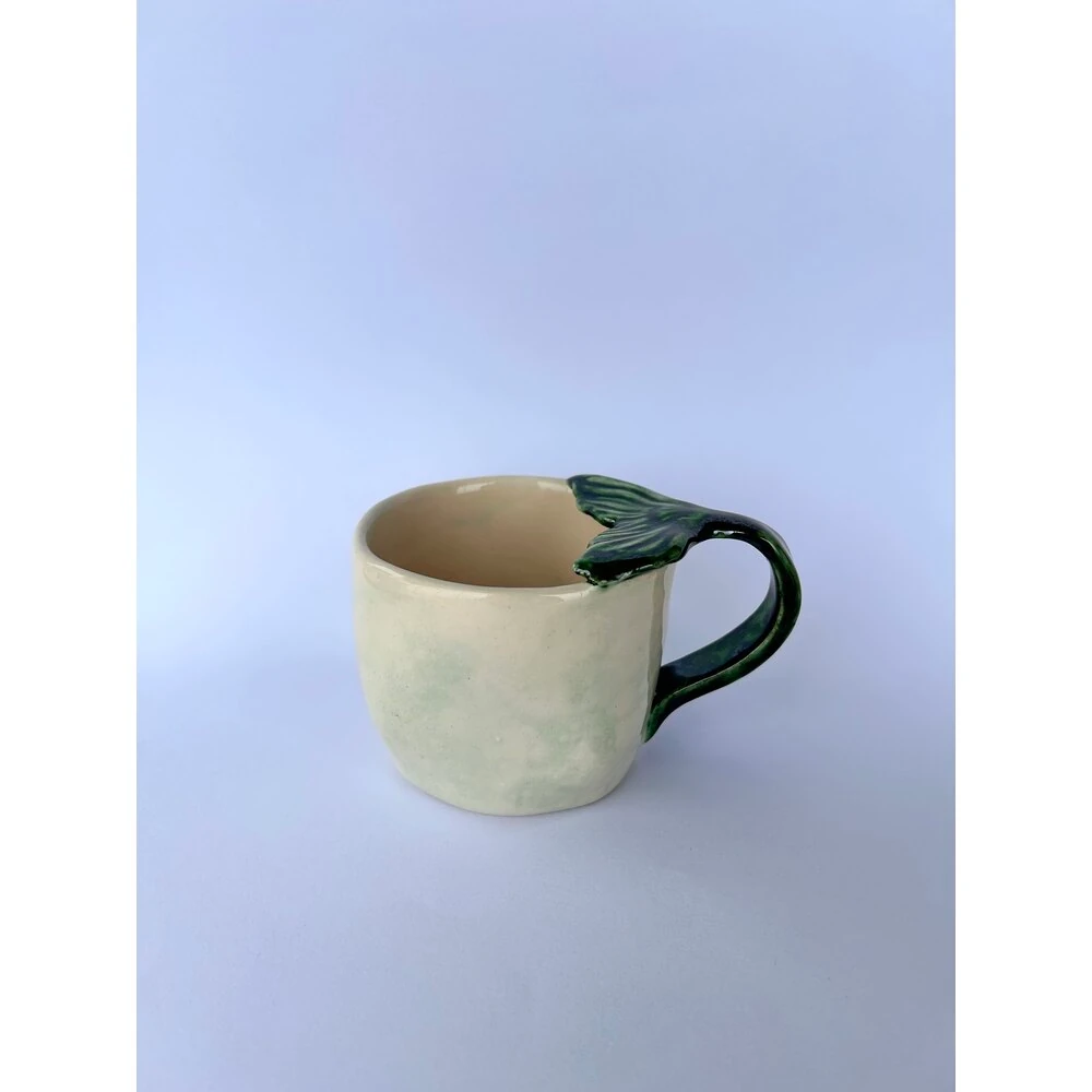 Mermaid El Yapımı Seramik Kupa