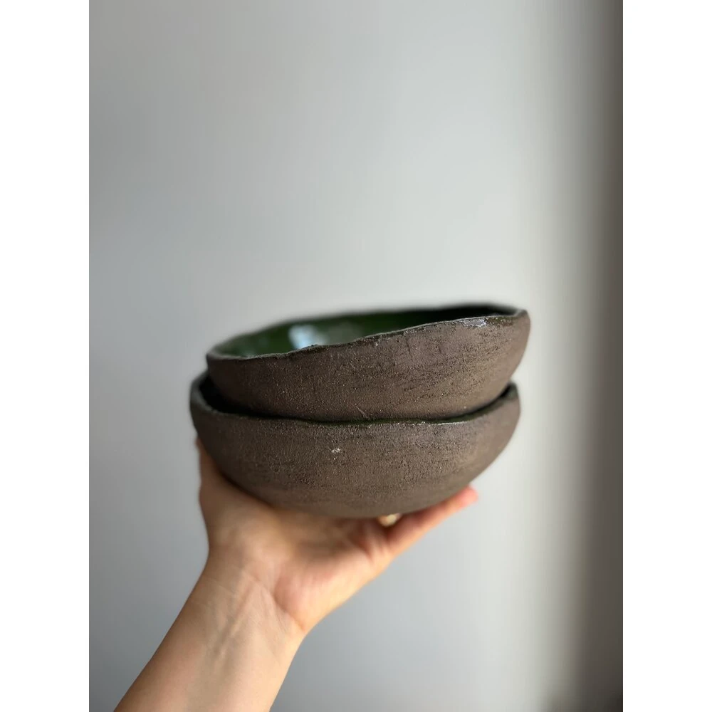 Rustıc Bowl El Yapımı Seramik Tabak Seti