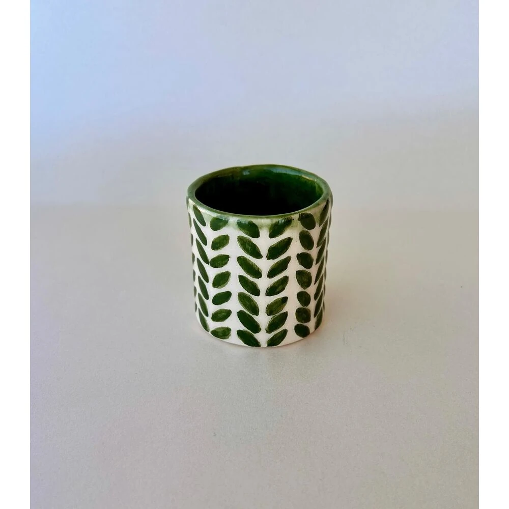 Nature Mini El Yapımı Seramik Kupa