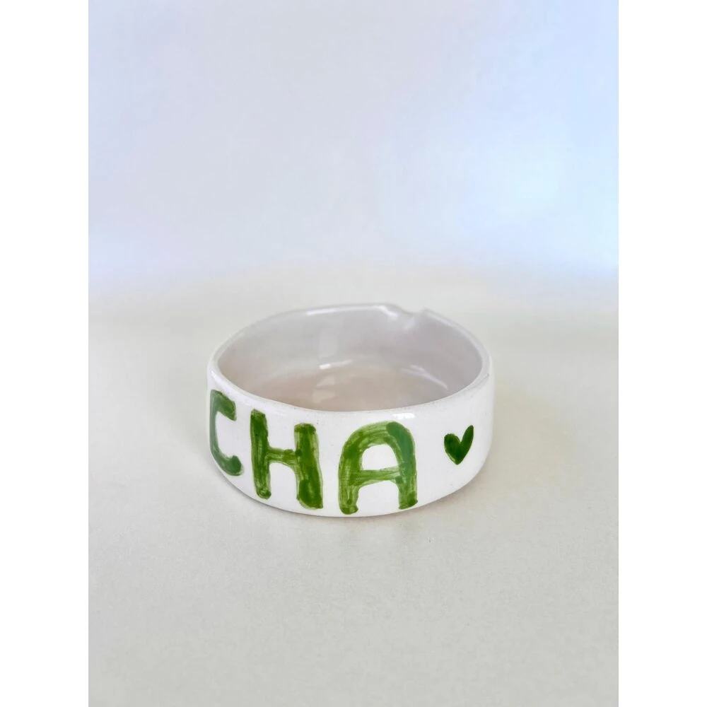 El Yapımı Seramik Matcha Bowl