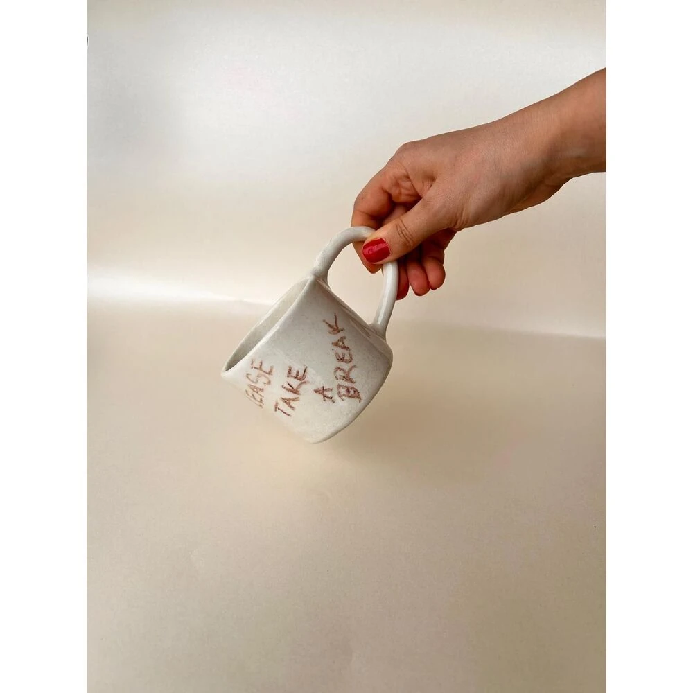 Break El Yapımı Seramik Kupa