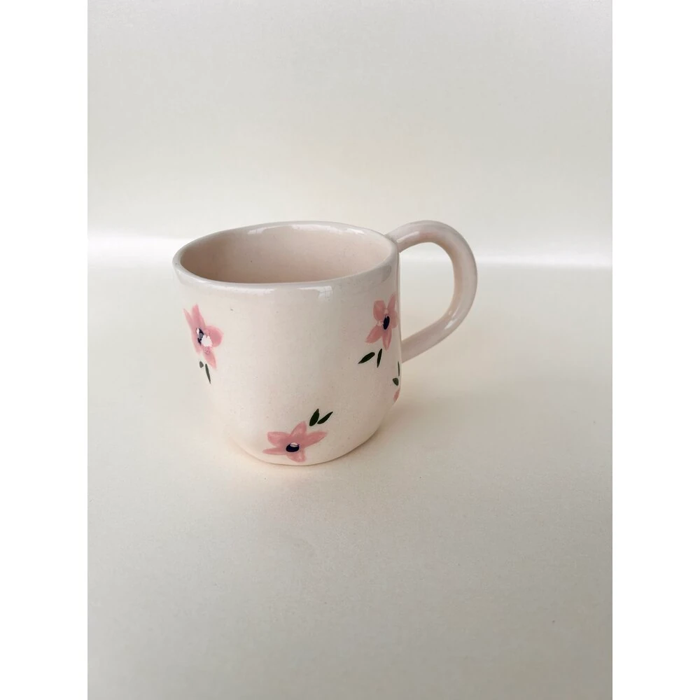 Begonvil El Yapımı Seramik Kupa