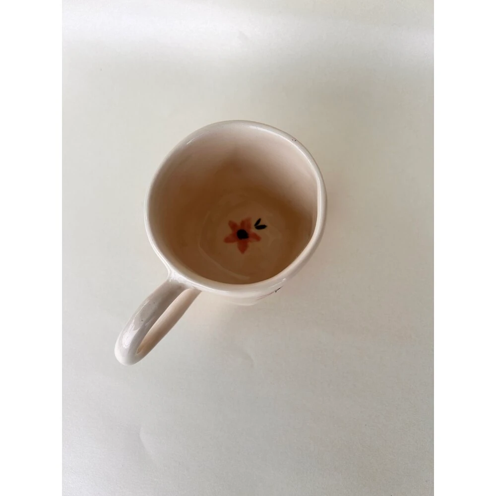 Begonvil El Yapımı Seramik Kupa