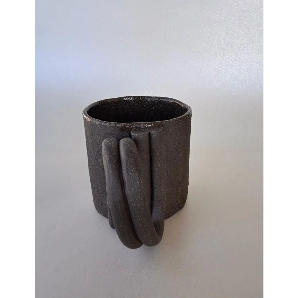 Brown Stone El Yapımı Seramik Kupa