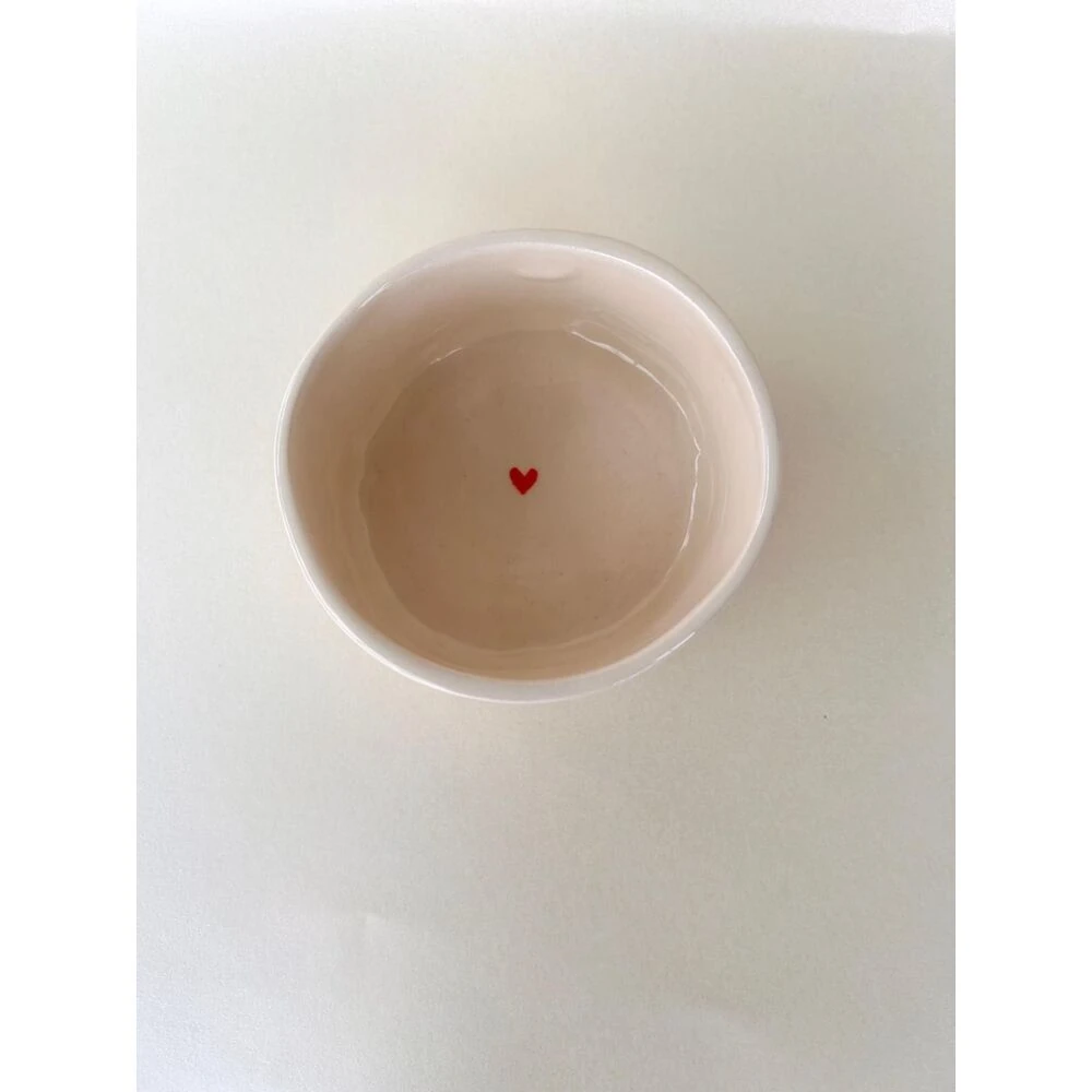 Love Bowl El Yapımı Seramik Kase
