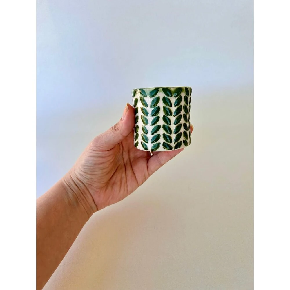Nature Mini El Yapımı Seramik Kupa