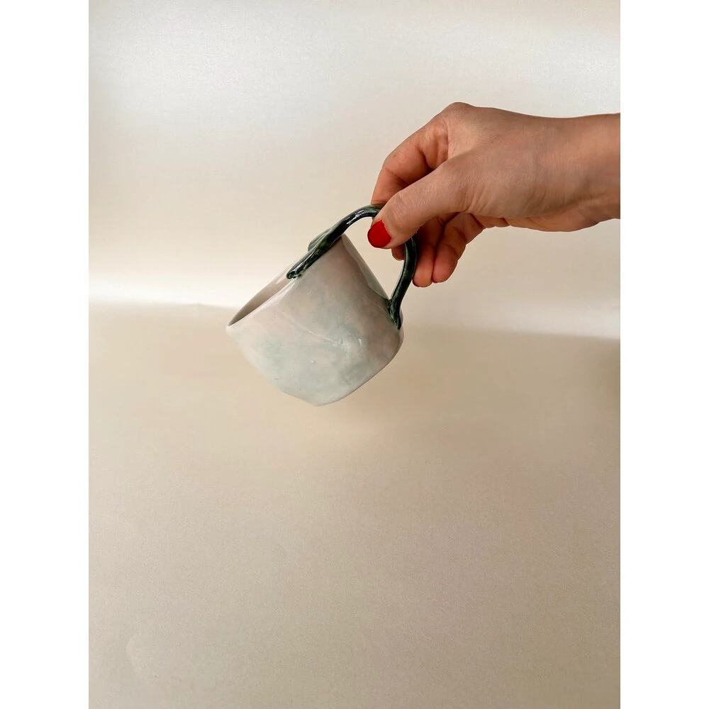 Mermaid El Yapımı Seramik Kupa