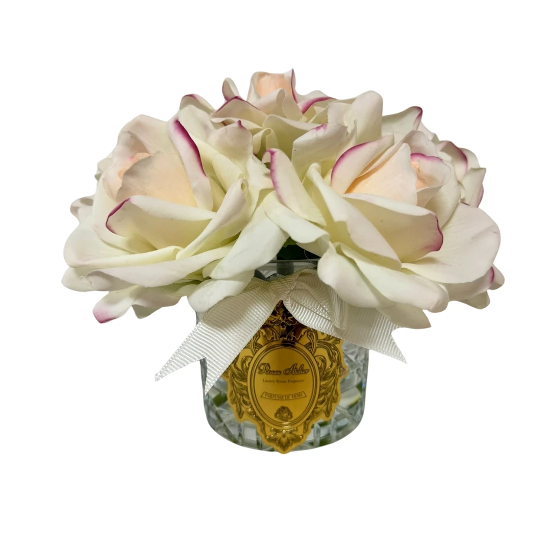 9 Güllü Kristal Vazo Oda Kokusu - Allıklı