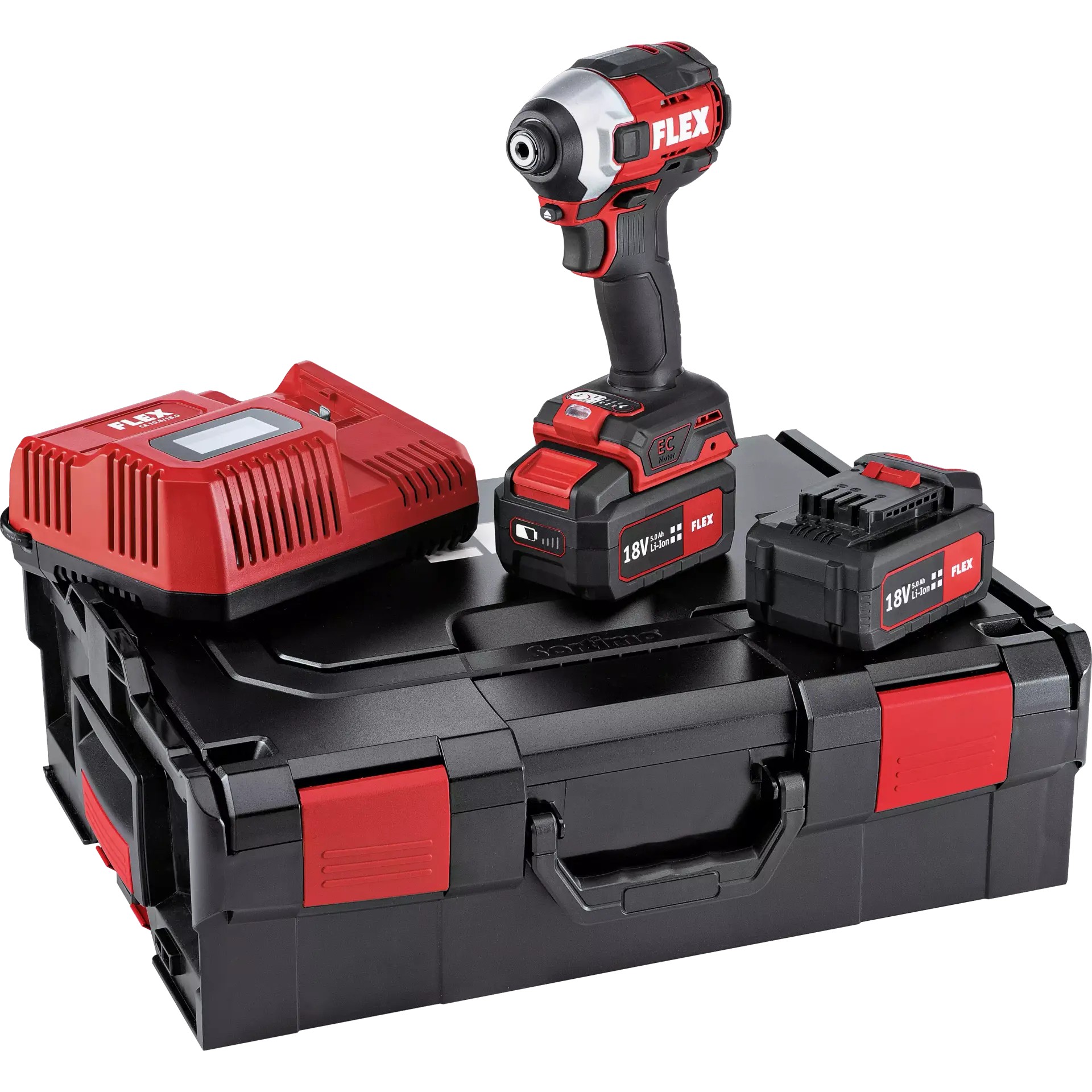 Flex ID 1/4″ 18.0-EC HD/5.0 Set Kömürsüz Akülü Darbeli Vidalama