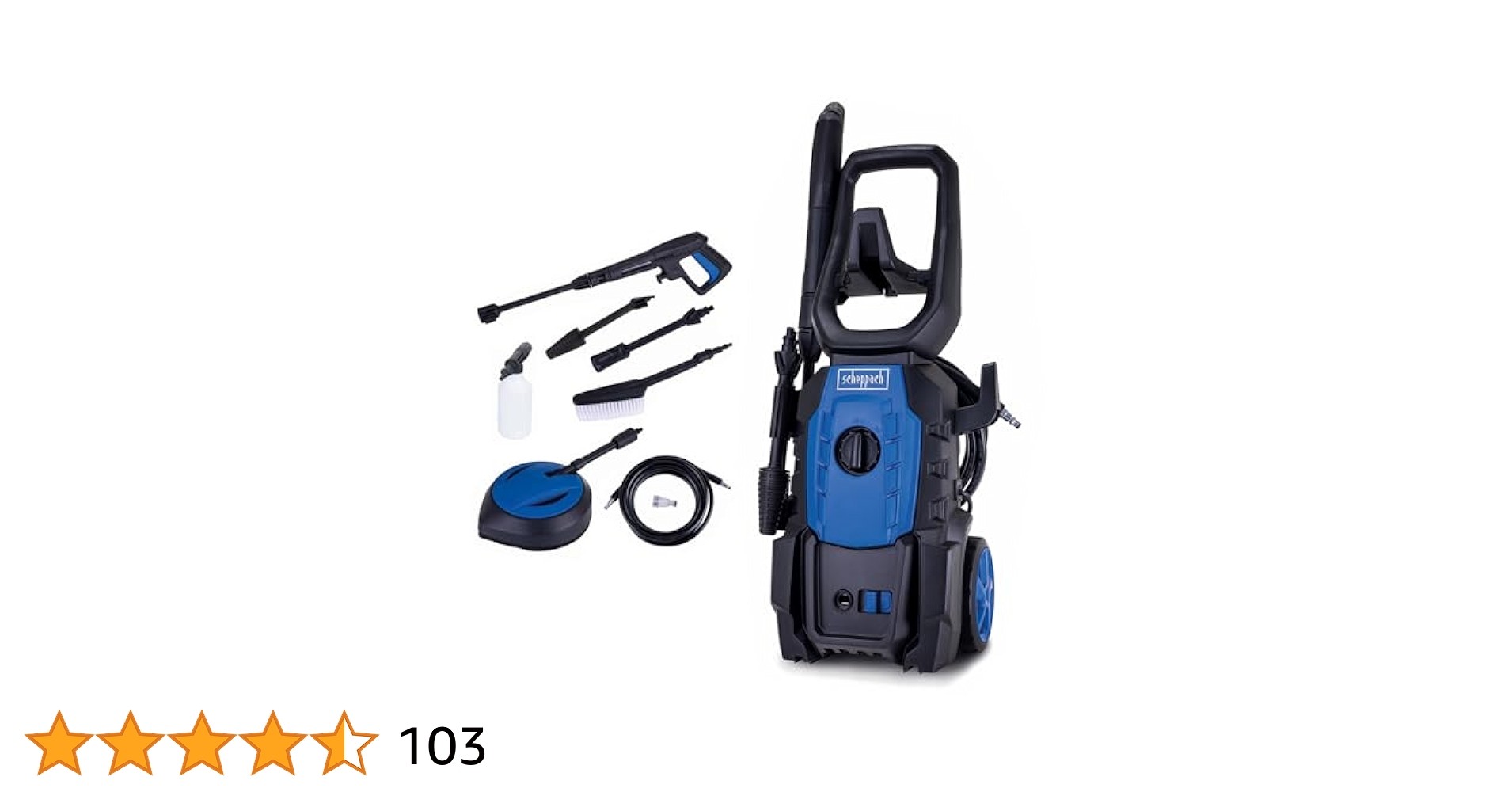 Scheppach HPC1600 1600 W 135 Bar Basınçlı Yıkama Makinesi