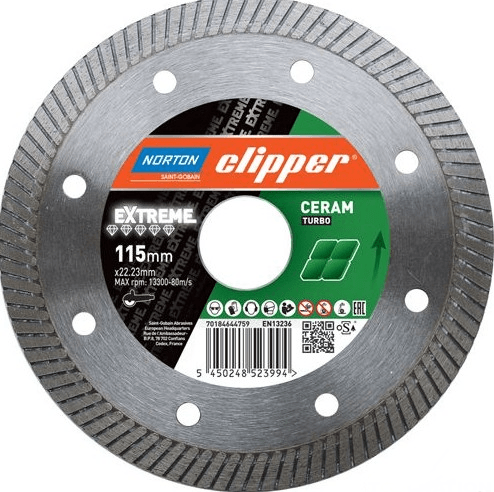 Clipper Extreme Seramik Turbo 115*1.2MM Elmas  Hassas Kesici Testere 