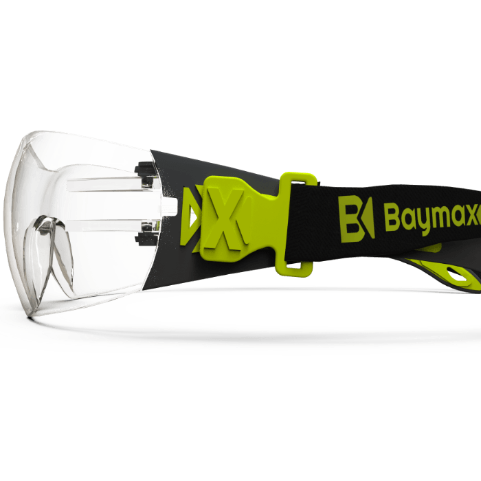  BX-2500 SOLO-DUAL Antifog Gözlük (Şeffaf) BAYMAX (BUĞULANMAZ)