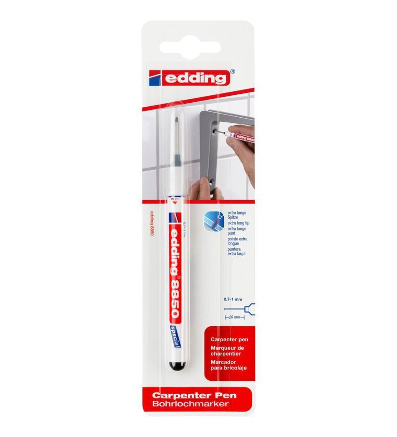 Edding Montaj İşaretleme Kalemi Siyah E-8850