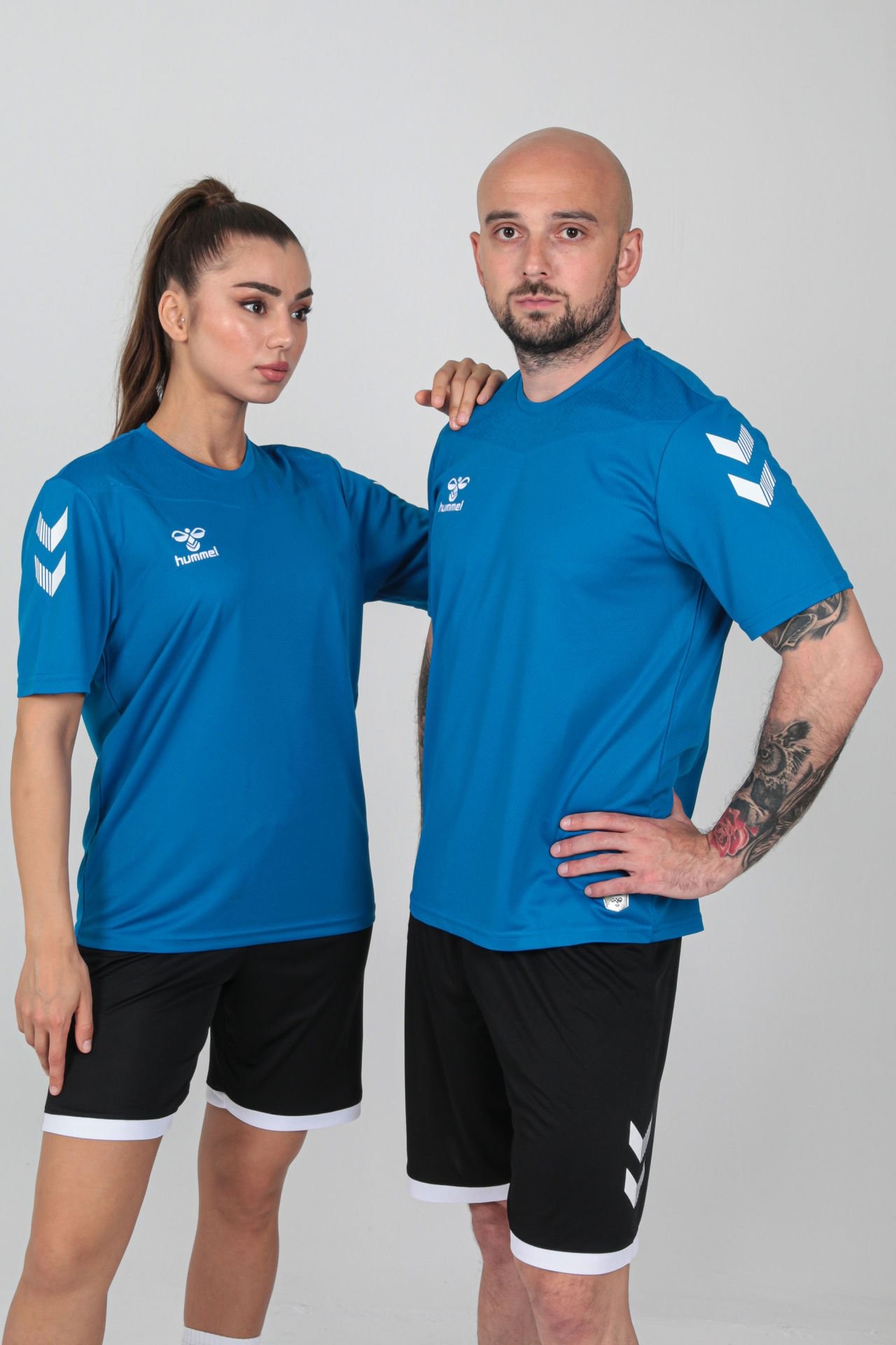 HUMMEL OREGON ANTRENMAN TİŞÖRT MAVİ