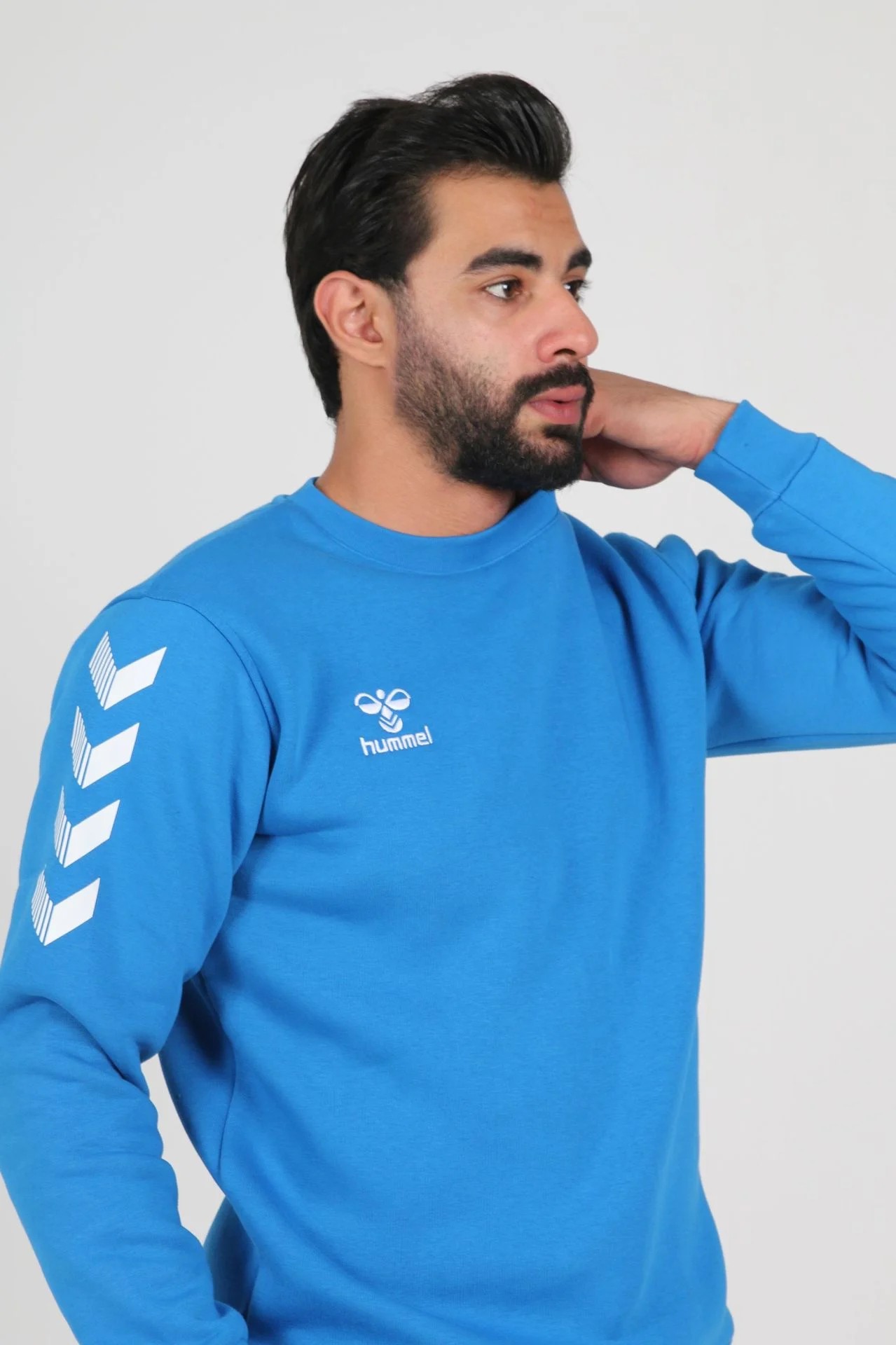 HUMMEL ARMİN PAMUKLU SWEAT MAVİ