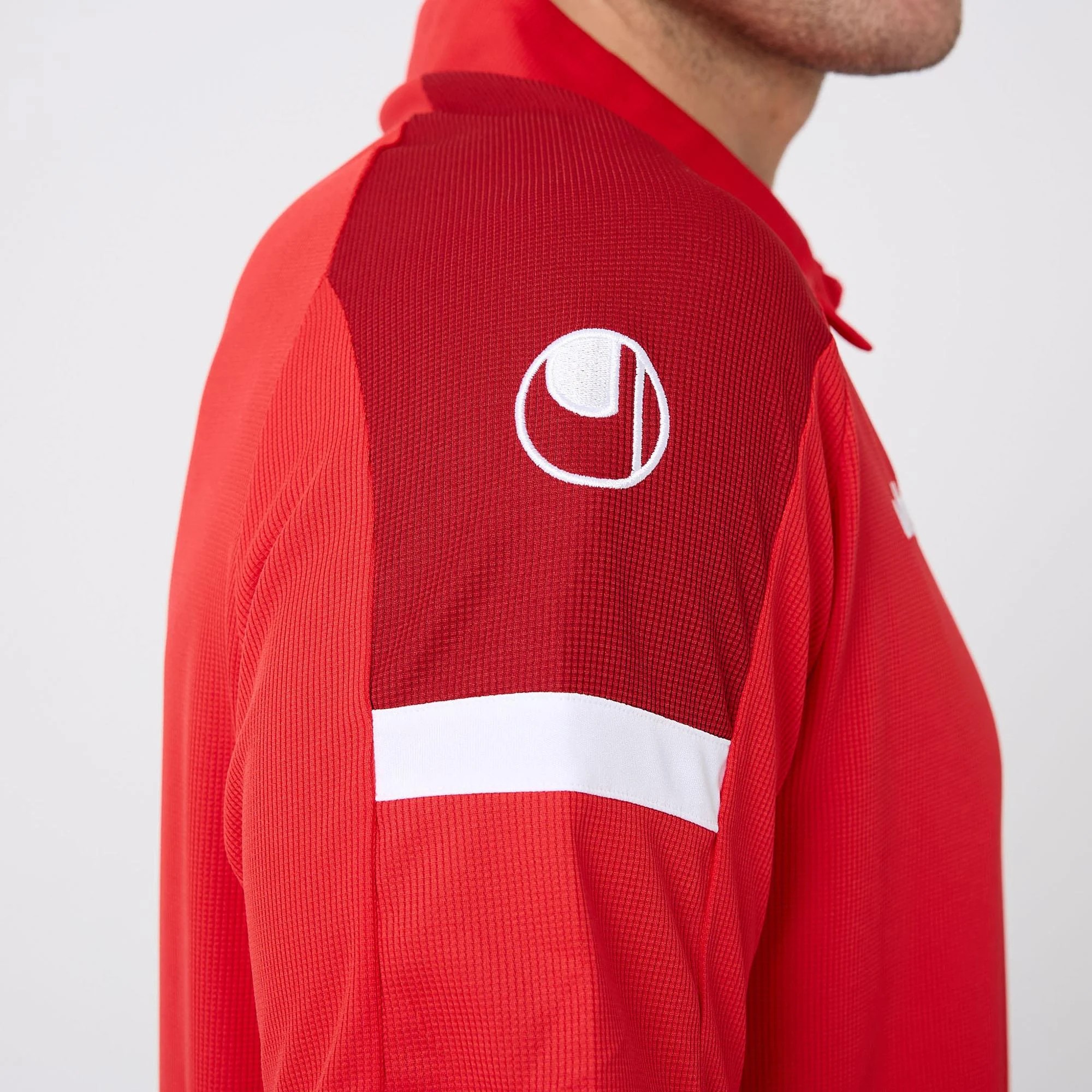UHLSPORT ENERGY POLO YAKA KAMP TİŞÖRT KIRMIZI