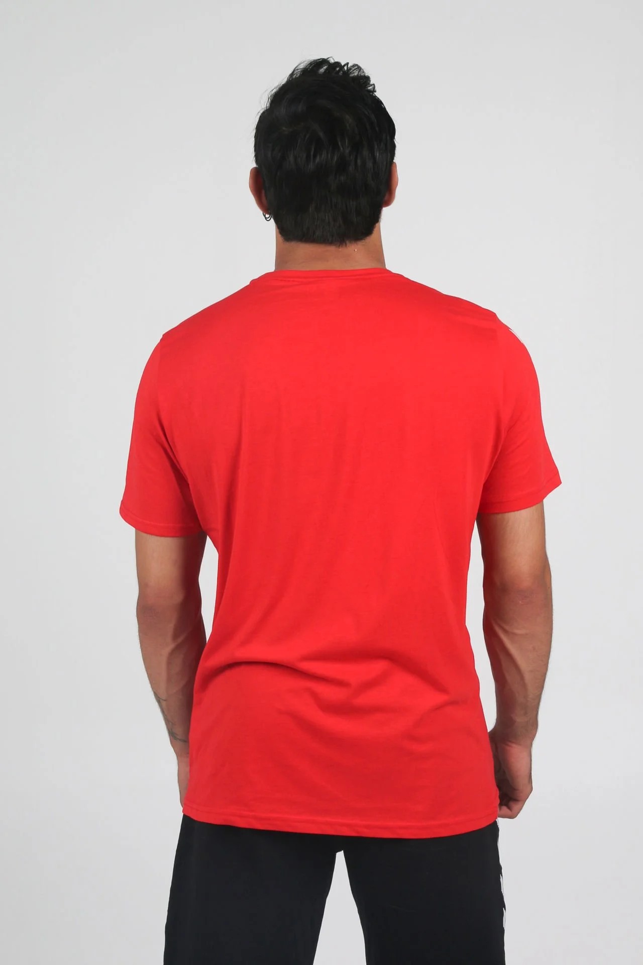 HUMMEL ARMİN PAMUKLU BİSİKLET YAKA TİŞÖRT KIRMIZI
