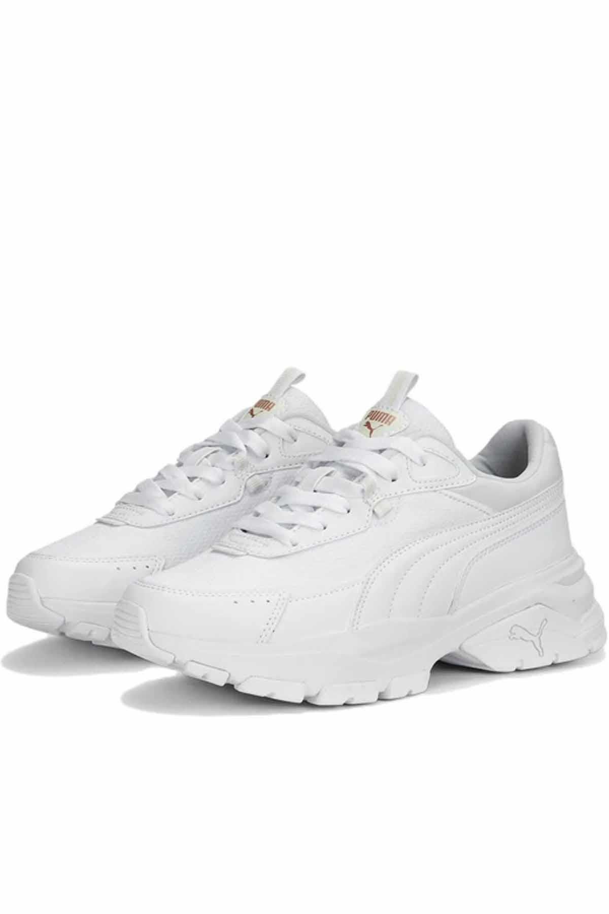 PUMA Spor Ayakkabı Cassia Via Kadın Sneaker Ayakkabı 389223-01 Beyaz