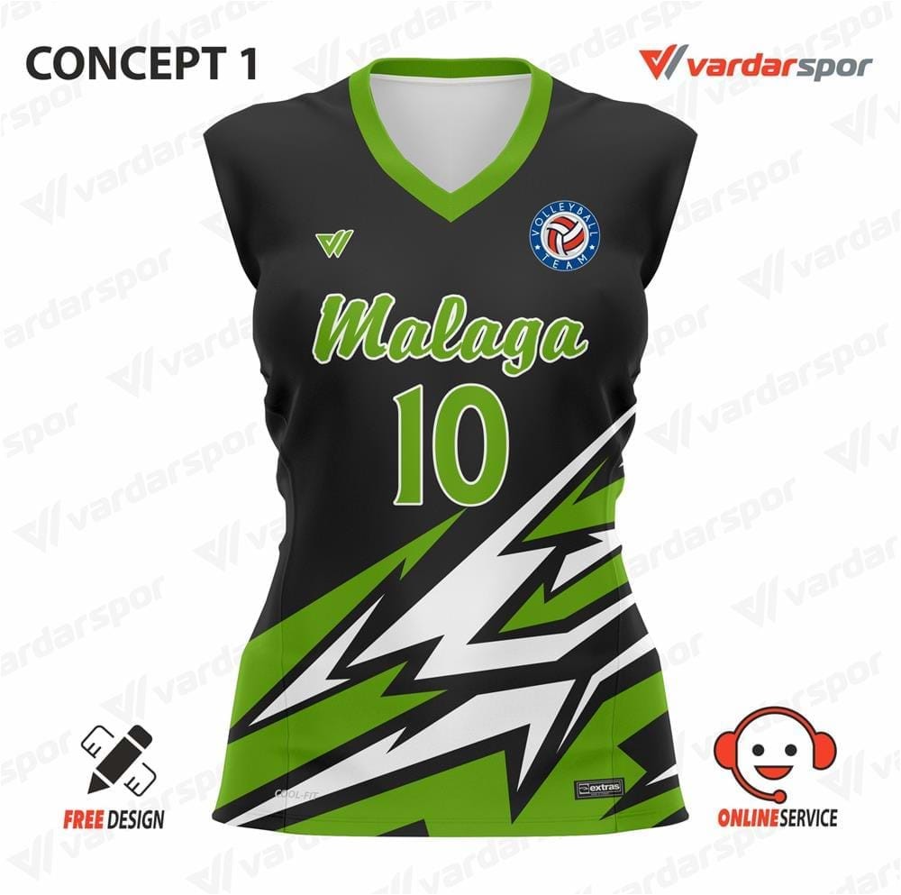 EXTRAS MALAGA 1 DİJİTAL BASKILI VOLEYBOL FORMASI