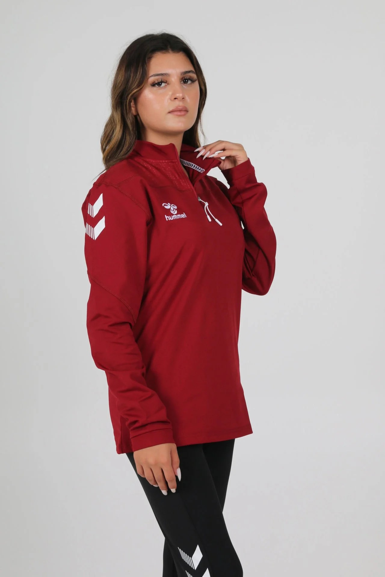 HUMMEL OREGON ANTRENMAN EŞOFMAN ÜSTÜ BORDO