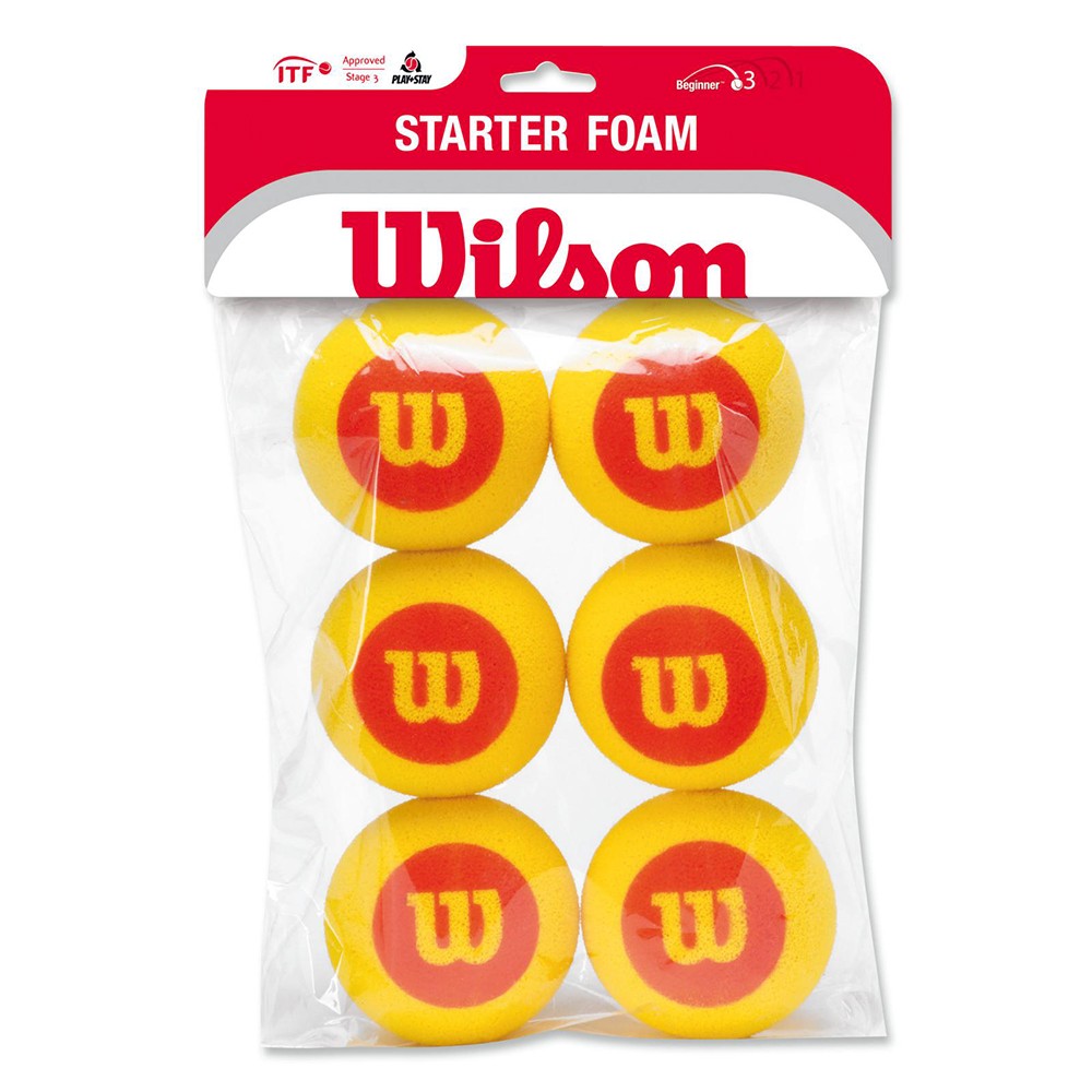 WILSON STARTER FOAM 6 LI SÜNGER TENİS TOPU (WRZ259300)