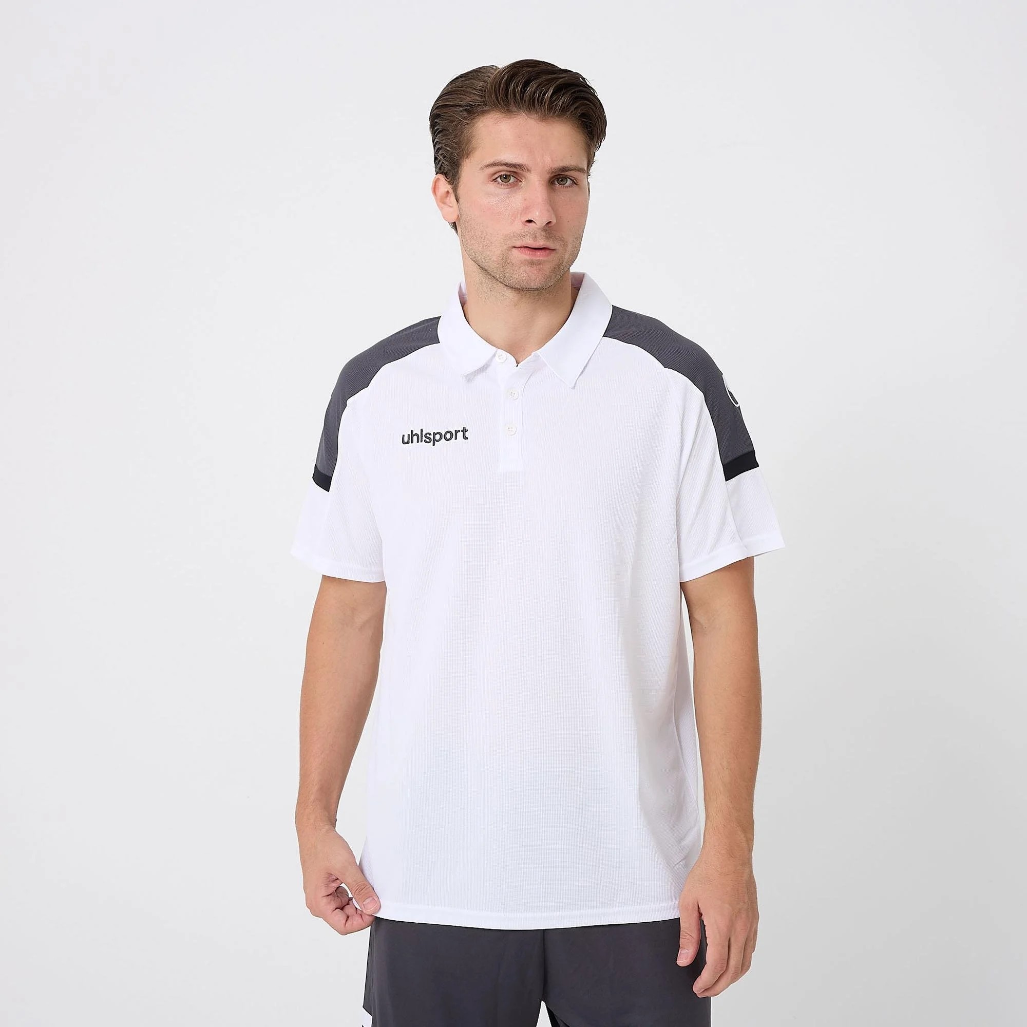 UHLSPORT ENERGY POLO YAKA KAMP TİŞÖRT BEYAZ