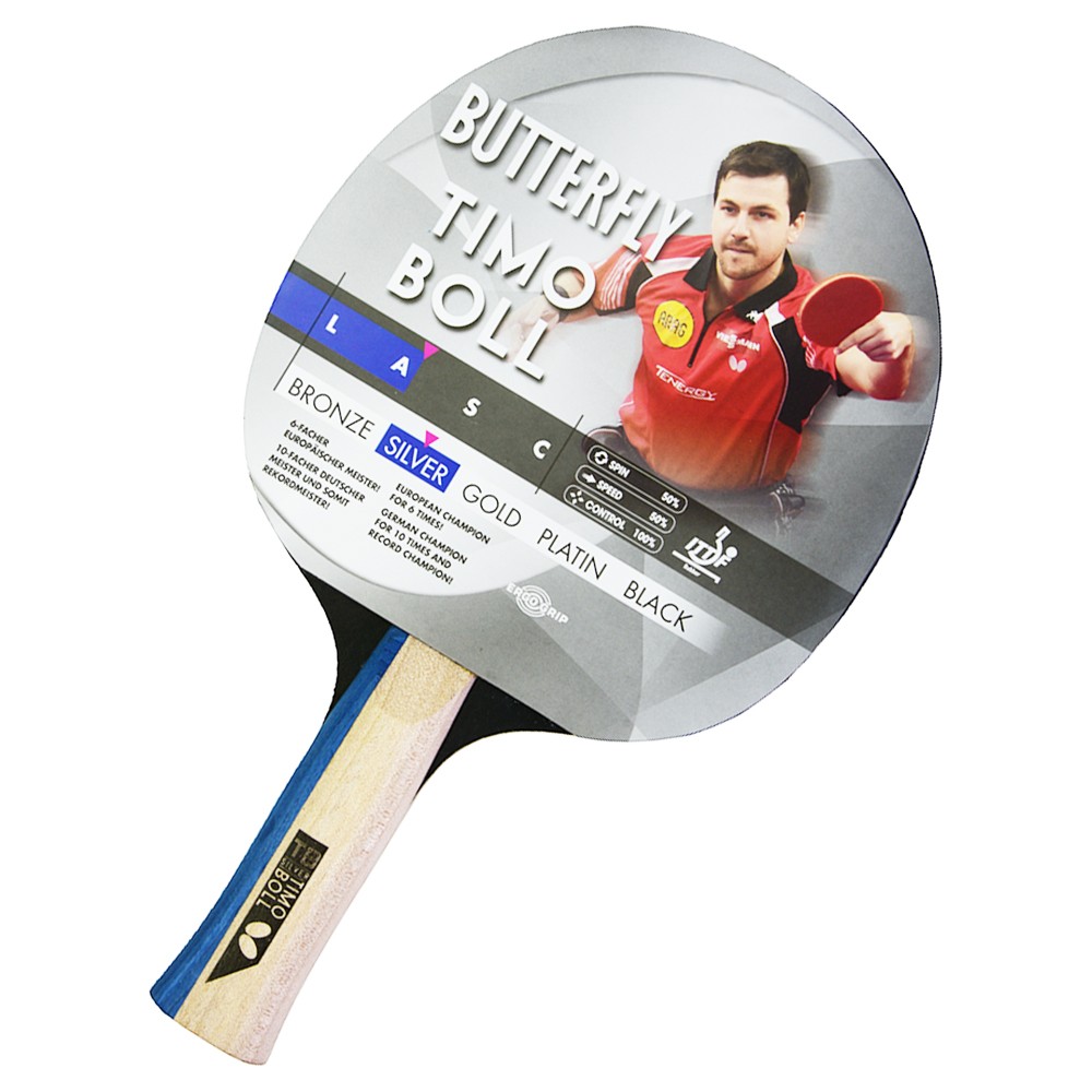 BUTTERFLY TIMO BOLL SILVER MASA TENİSİ RAKETİ (85016S)