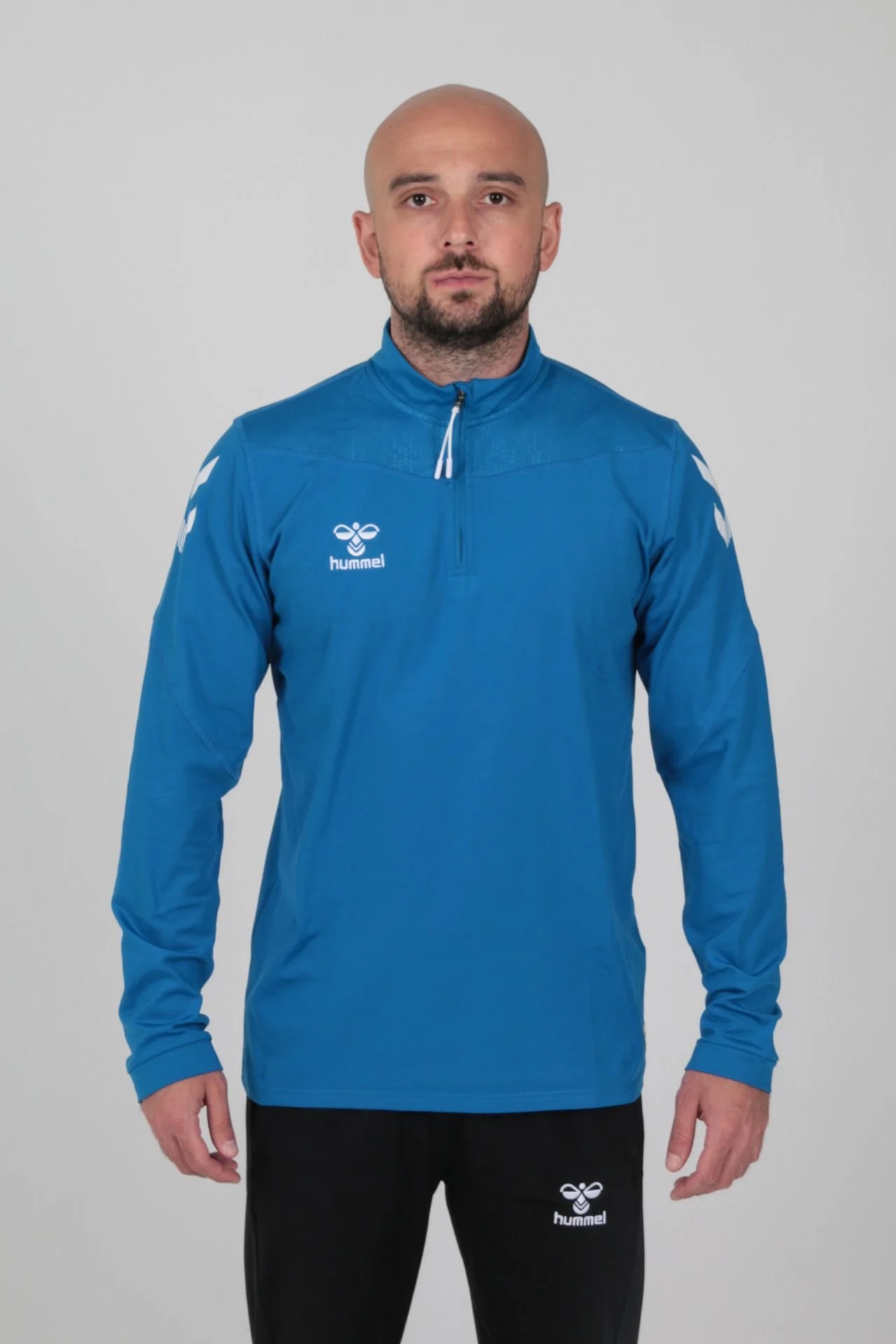 HUMMEL OREGON ANTRENMAN EŞOFMAN ÜSTÜ MAVİ