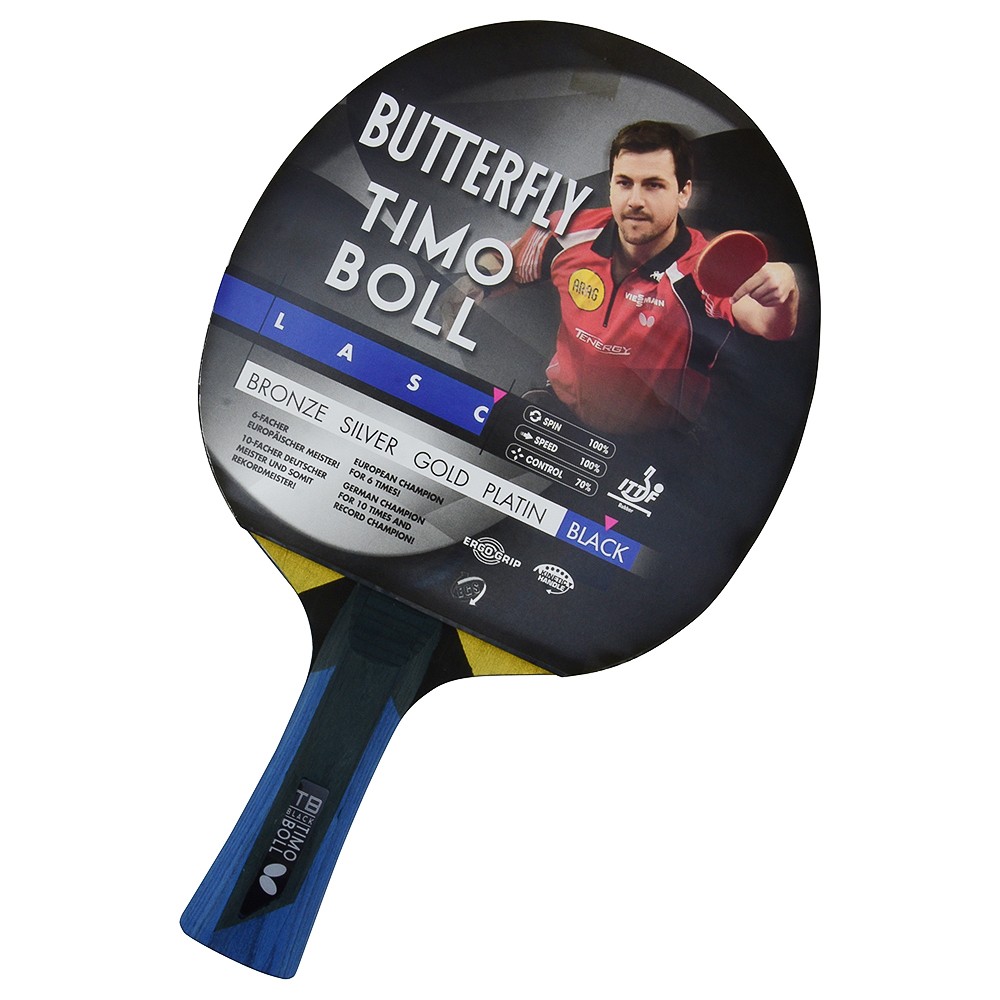 BUTTERFLY TIMO BOLL BLACK MASA TENİSİ RAKETİ 