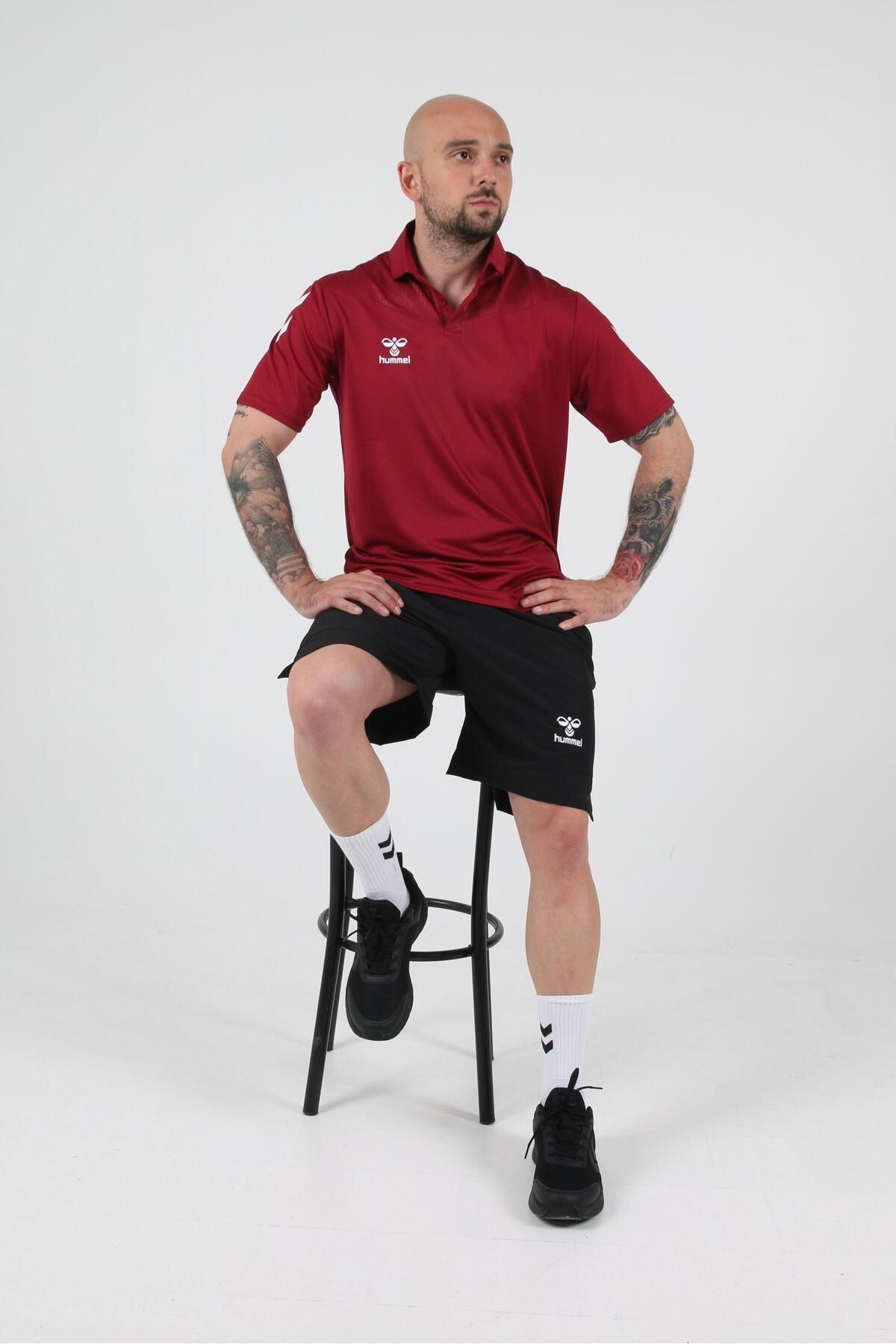 HUMMEL Oregon Kamp Tişört Bordo