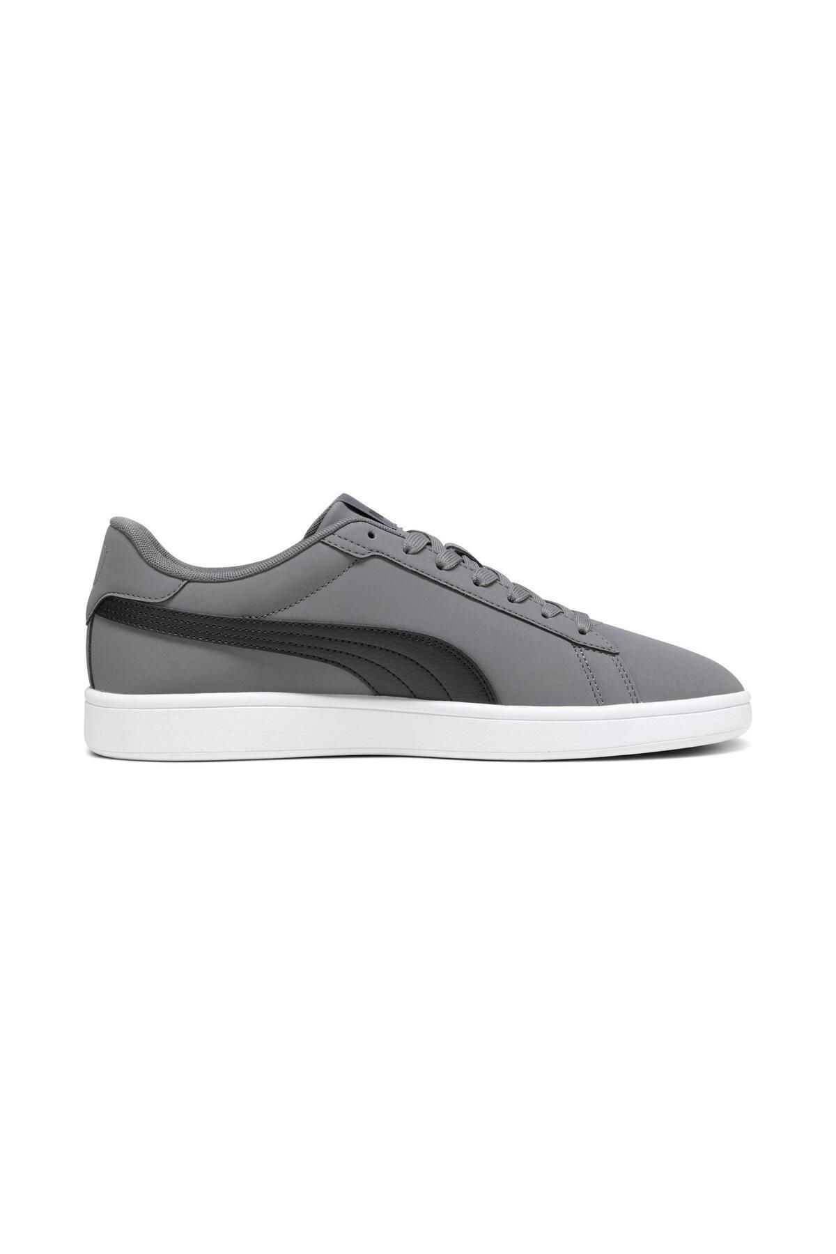 PUMA Smash 3.0 Buck Erkek Gri Spor Ayakkabı 392336-02