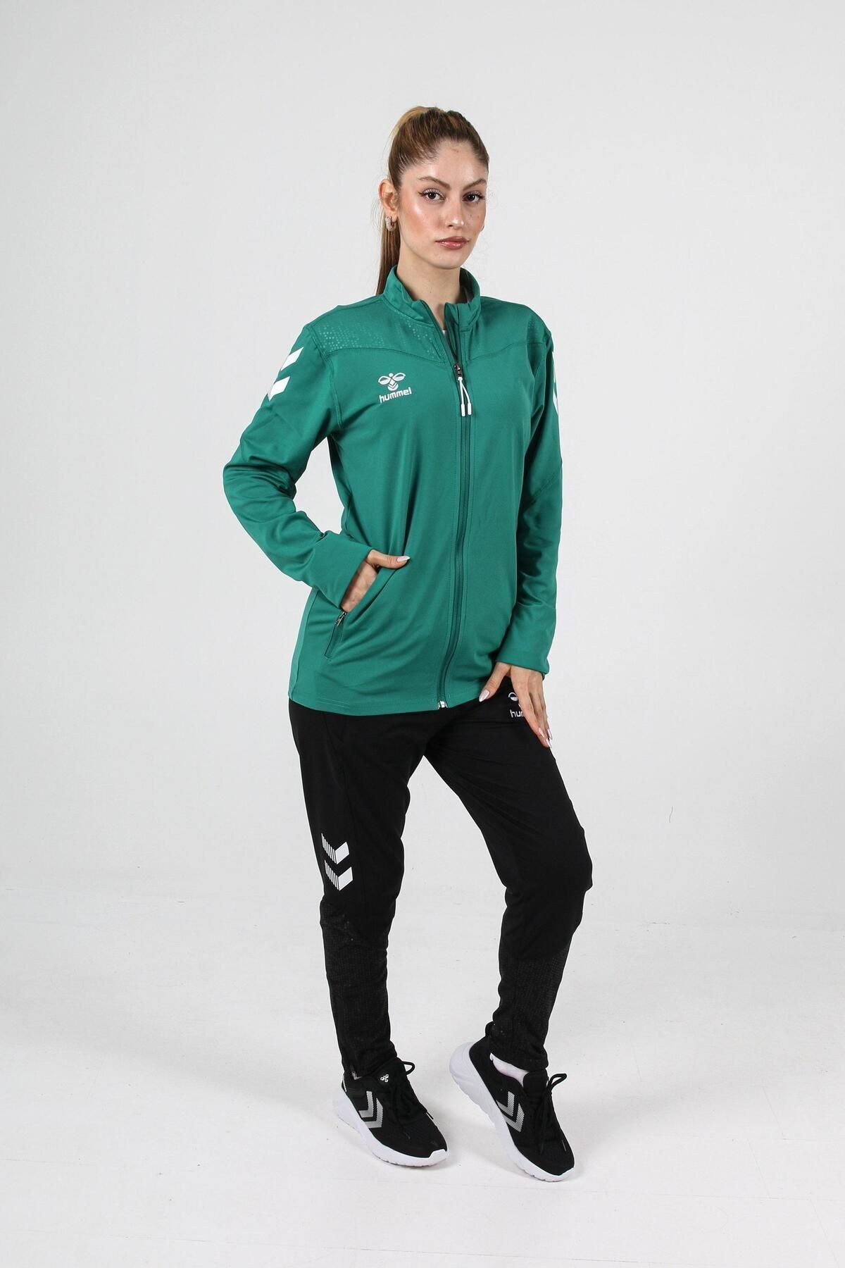 HUMMEL Oregon Kamp Eşofman Üstü Yeşil