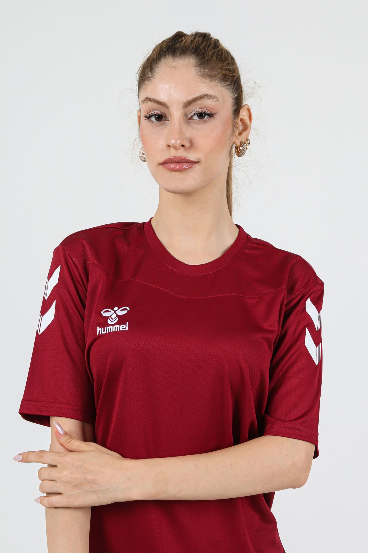 HUMMEL OREGON ANTRENMAN TİŞÖRT BORDO