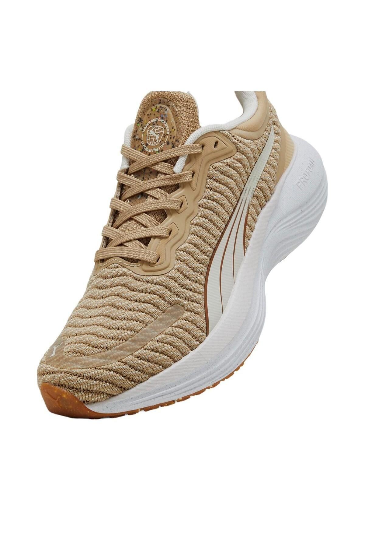 PUMA Scend Pro Better Knit Unisex Krem Koşu Ayakkabısı