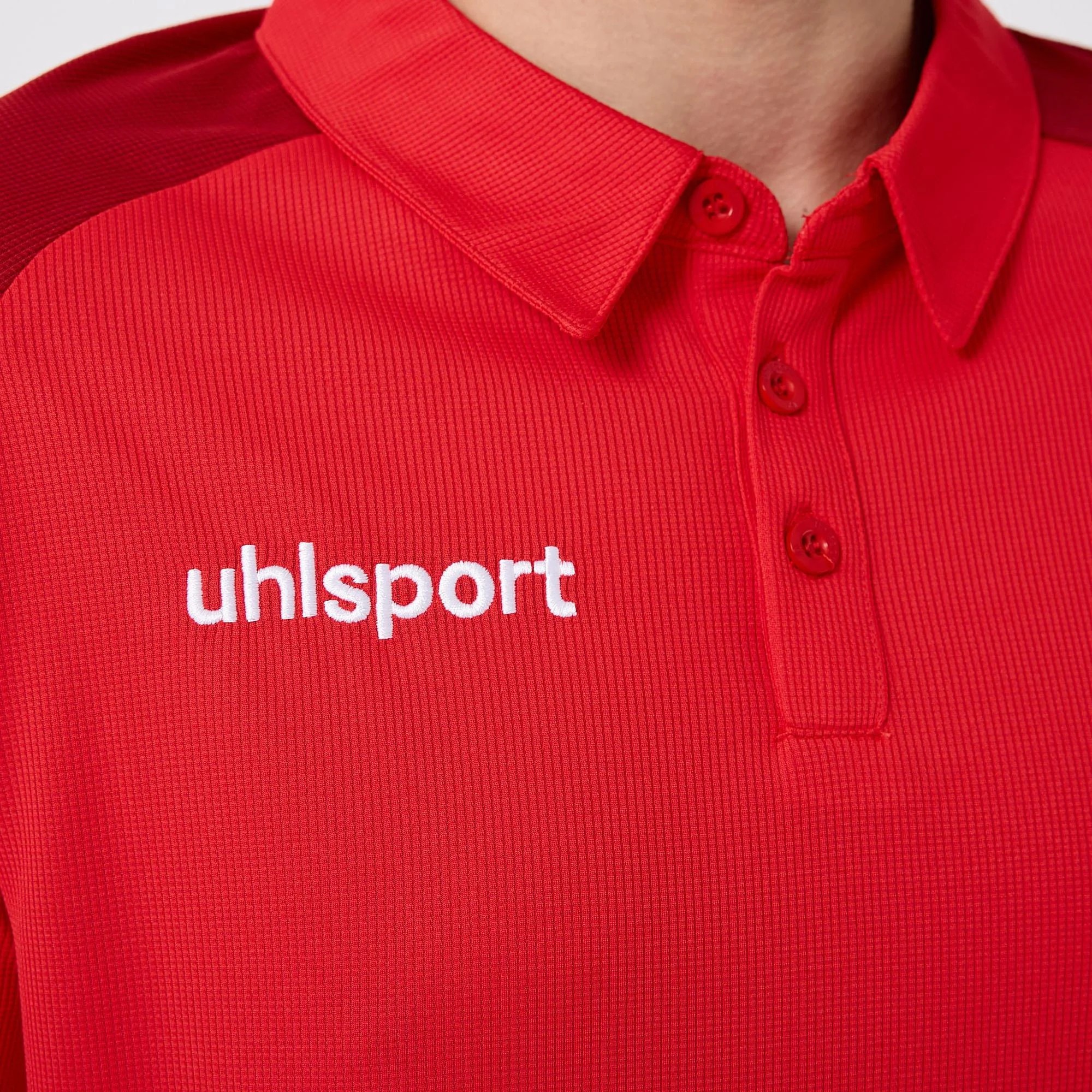 UHLSPORT ENERGY POLO YAKA KAMP TİŞÖRT KIRMIZI
