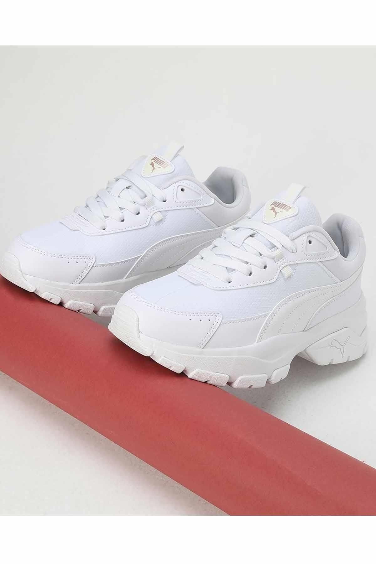 PUMA Spor Ayakkabı Cassia Via Kadın Sneaker Ayakkabı 389223-01 Beyaz