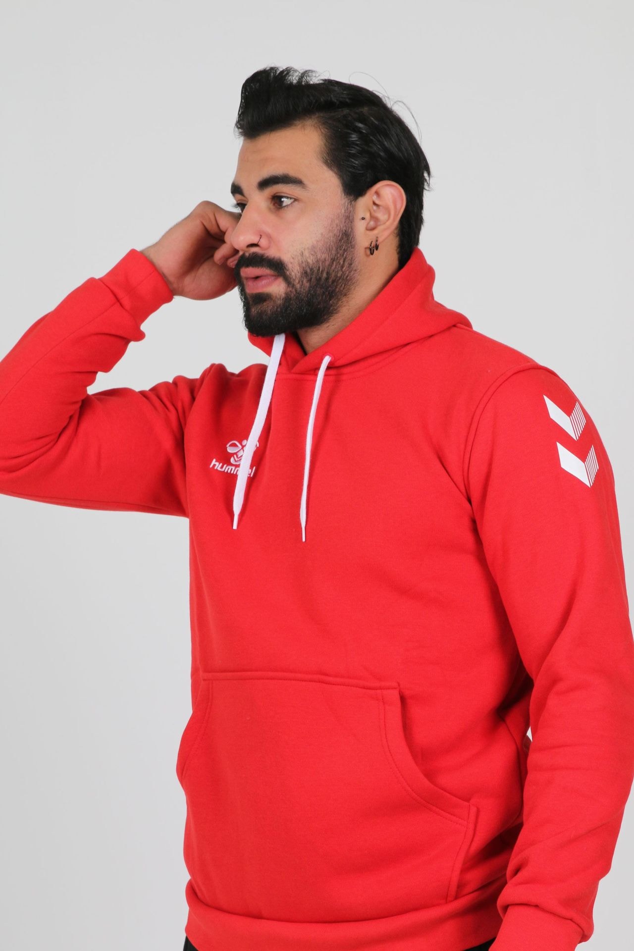 HUMMEL ARMİN PAMUKLU SWEATSHIRT KIRMIZI