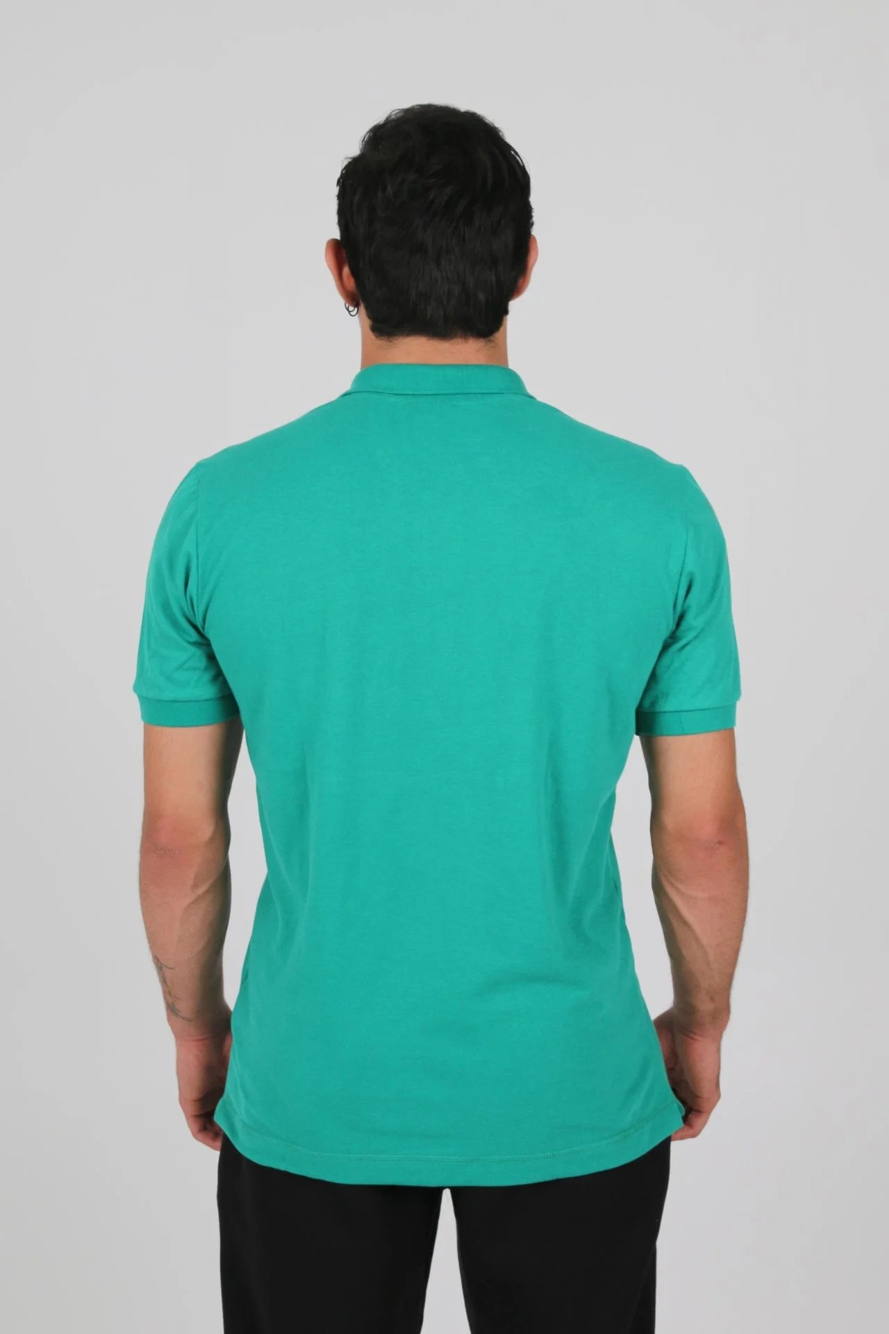 HUMMEL ARMİN PAMUKLU POLO YAKA TİŞÖRT YEŞİL