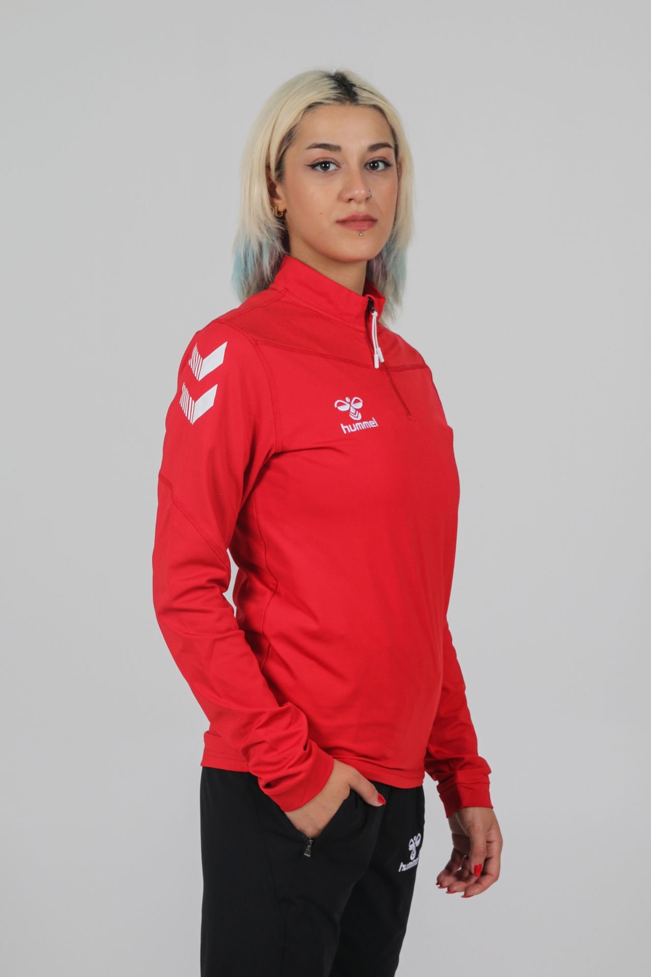 HUMMEL OREGON ANTRENMAN EŞOFMAN ÜSTÜ KIRMIZI