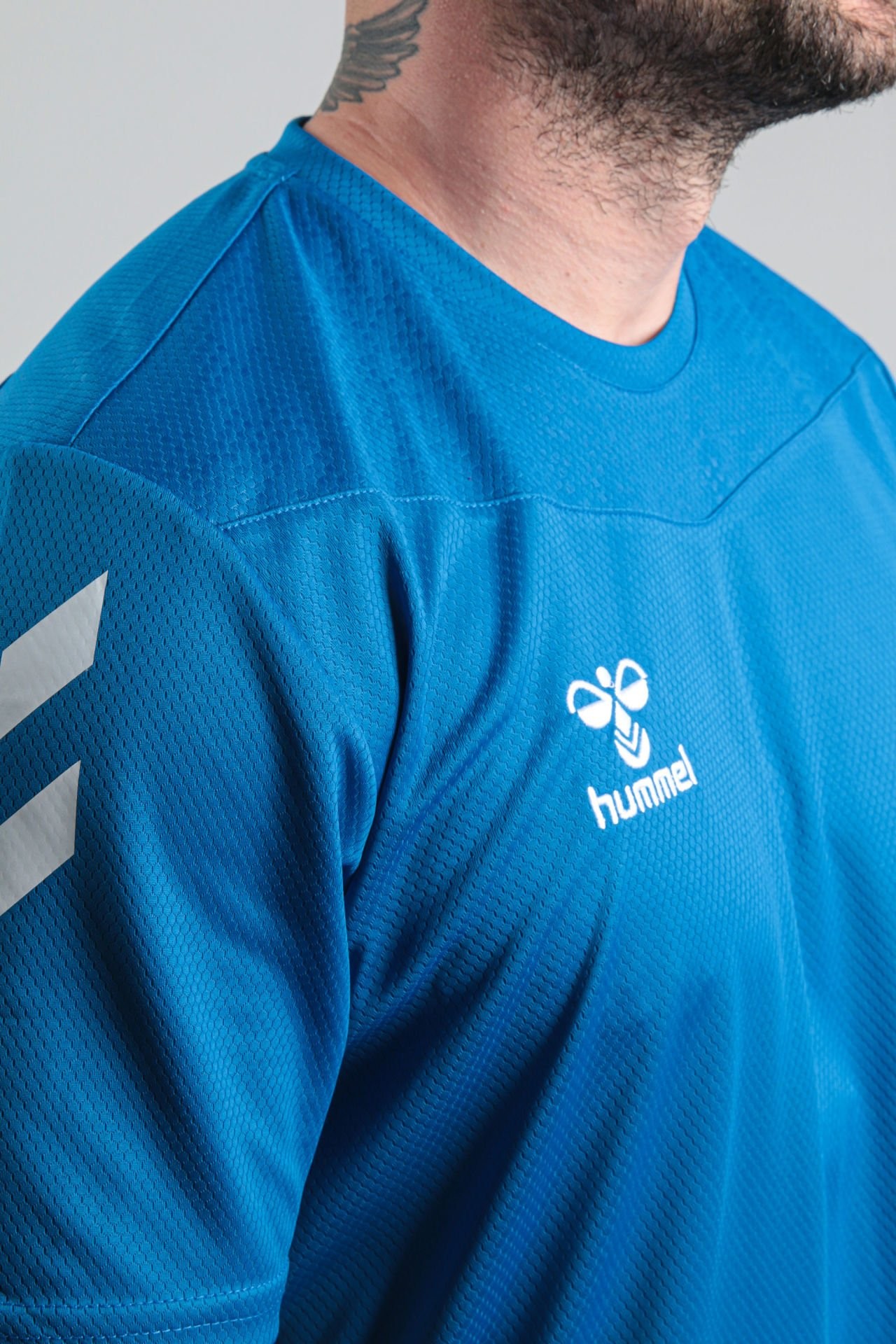 HUMMEL OREGON ANTRENMAN TİŞÖRT MAVİ