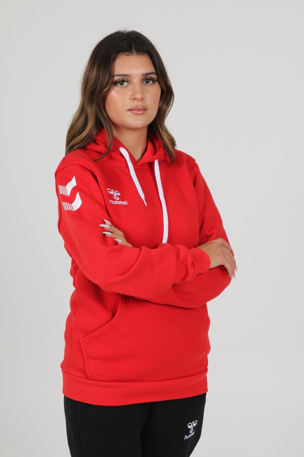 HUMMEL ARMİN PAMUKLU SWEATSHIRT KIRMIZI