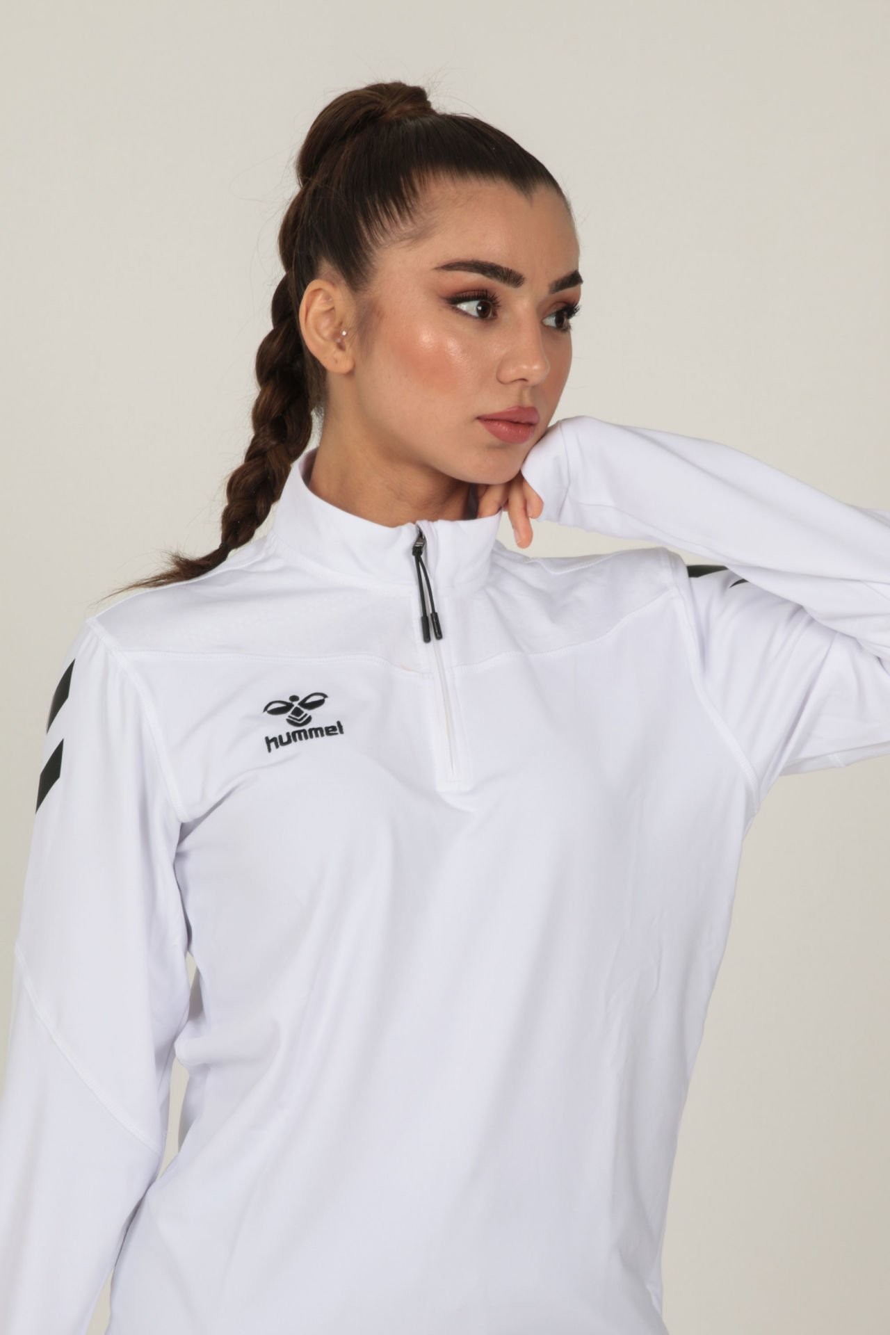 HUMMEL OREGON ANTRENMAN EŞOFMAN ÜSTÜ BEYAZ
