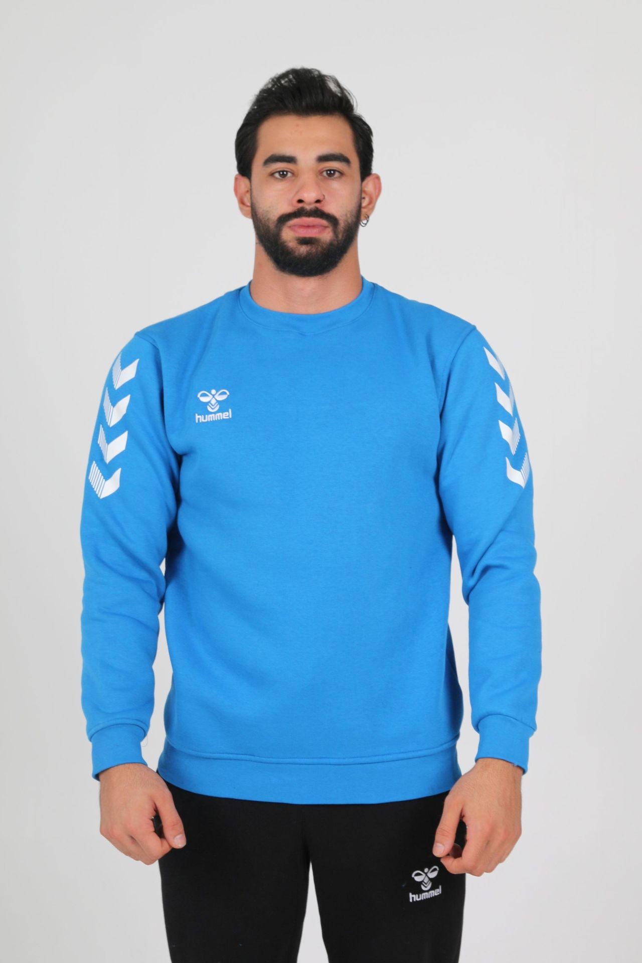 HUMMEL ARMİN PAMUKLU SWEAT MAVİ