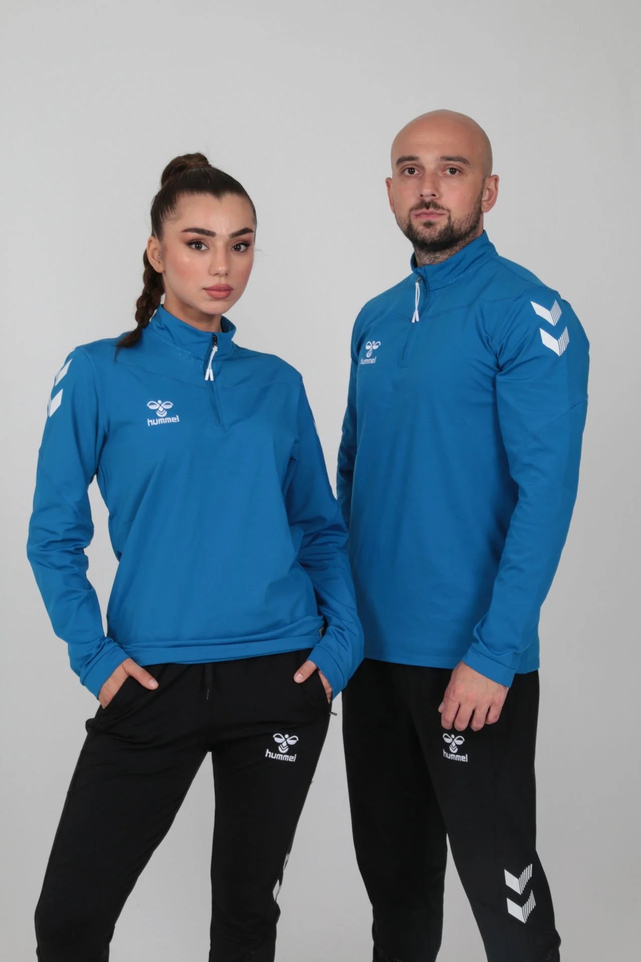 HUMMEL OREGON ANTRENMAN EŞOFMAN ÜSTÜ MAVİ