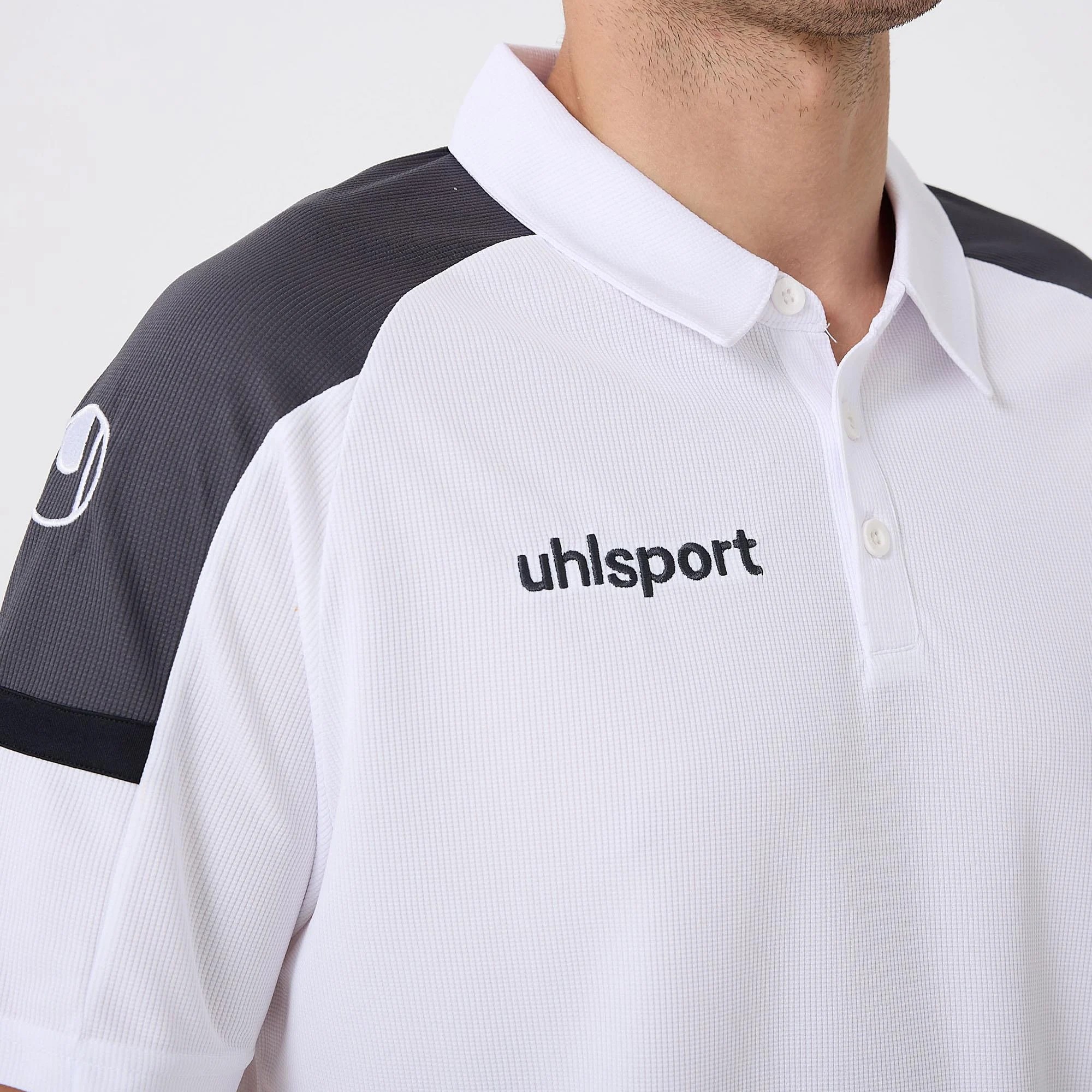 UHLSPORT ENERGY POLO YAKA KAMP TİŞÖRT BEYAZ
