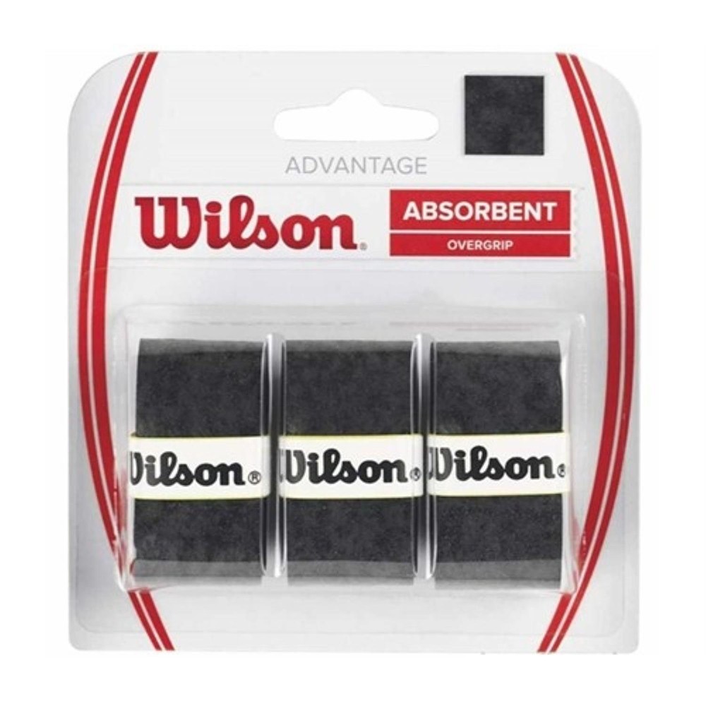 WILSON ADVANTAGE OVERGRIP 3 LÜ RAKET GRİBİ (WRZ4033BK)